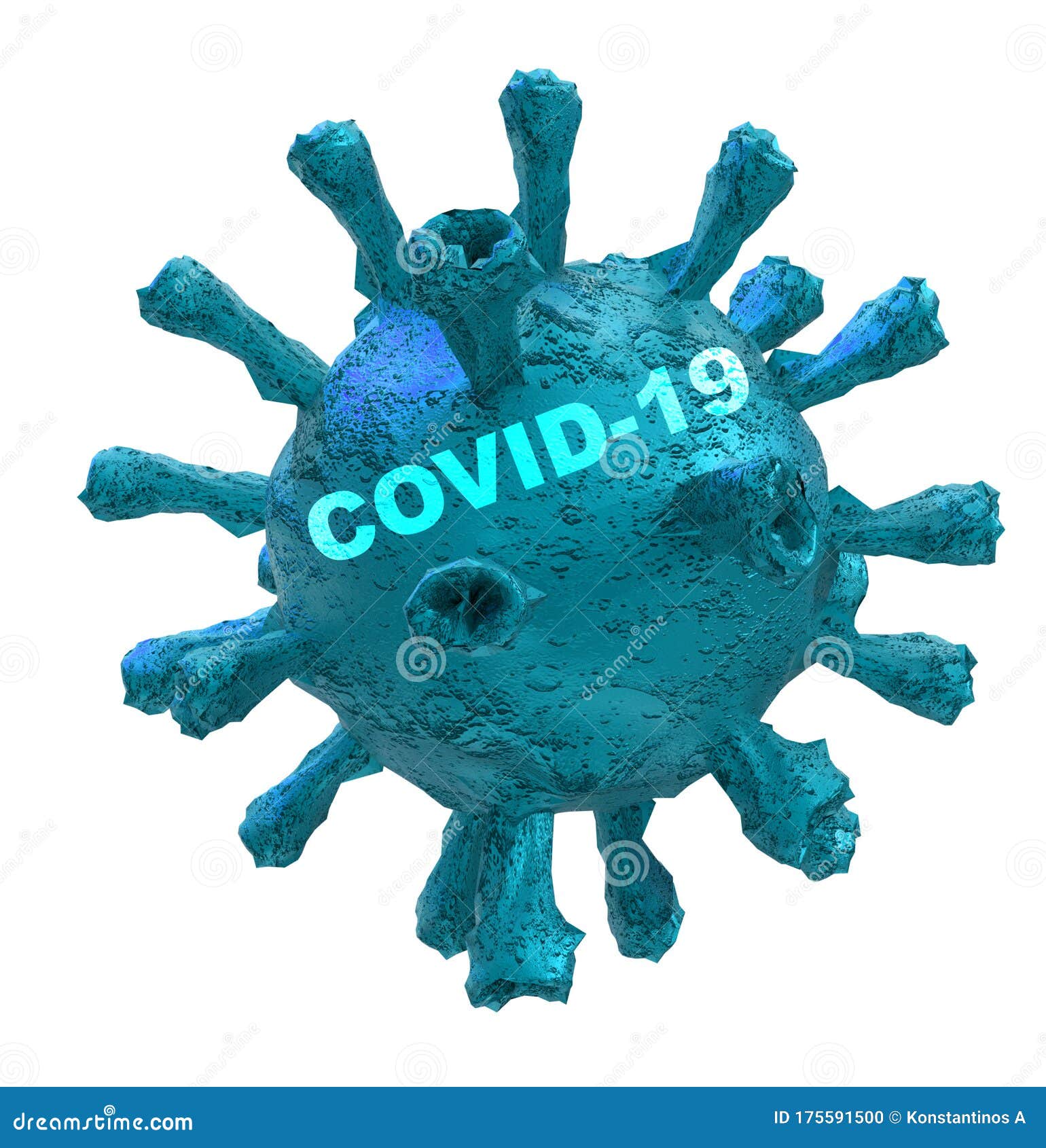covid-19 virus coronavirus text word zoom anlaysis, isoted background green - 3d rendering