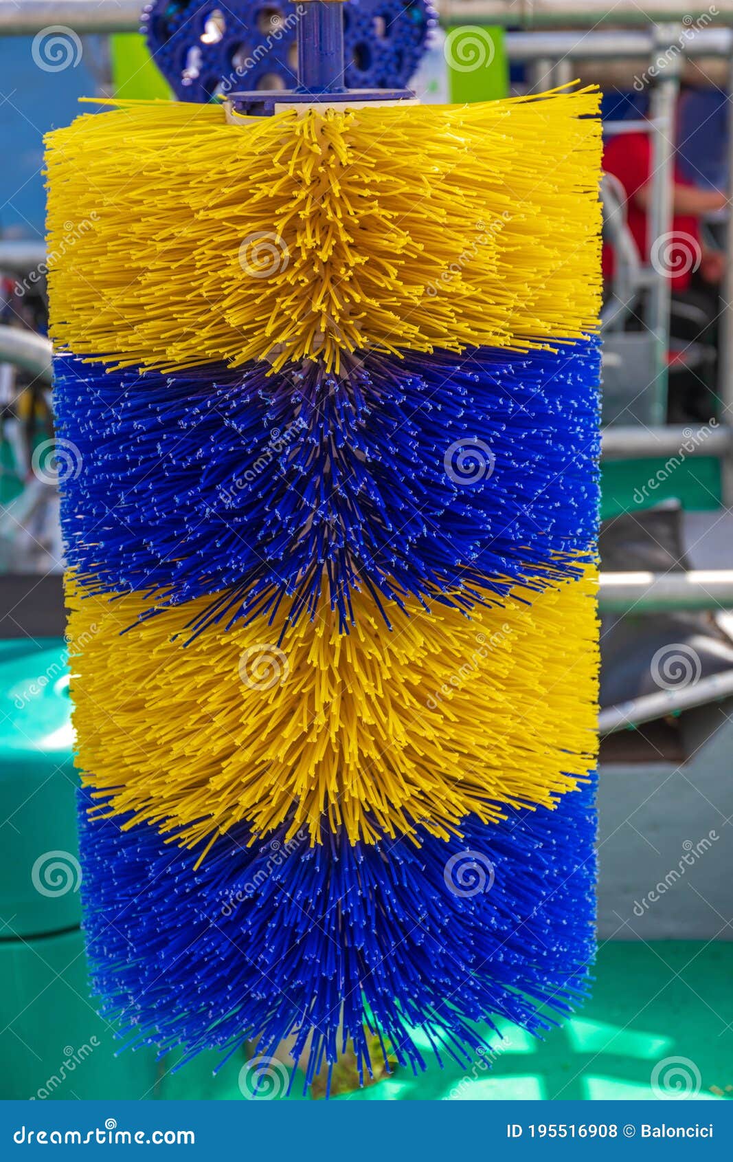 Cow Brush stock photo. Image of rotating, equipment 195516908