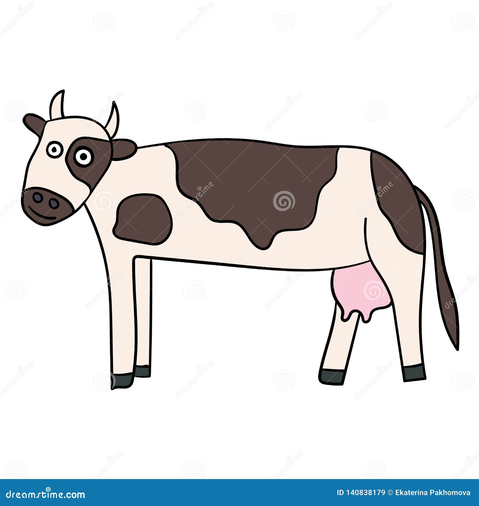 cute cow doodle cute cow doodle
