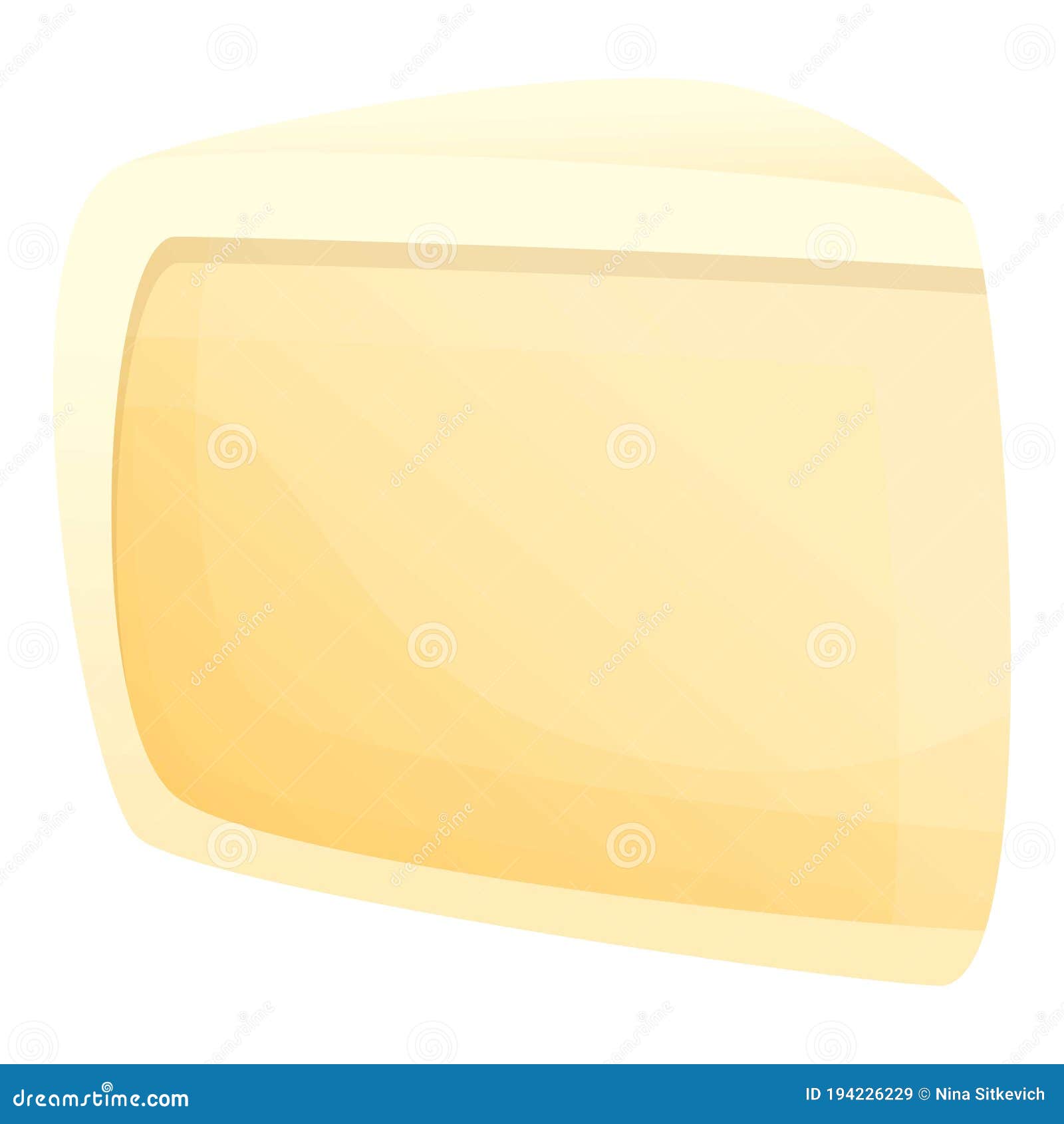 Cow Cheese Icon, Cartoon Style Stock Vector - Illustration of lifestyle