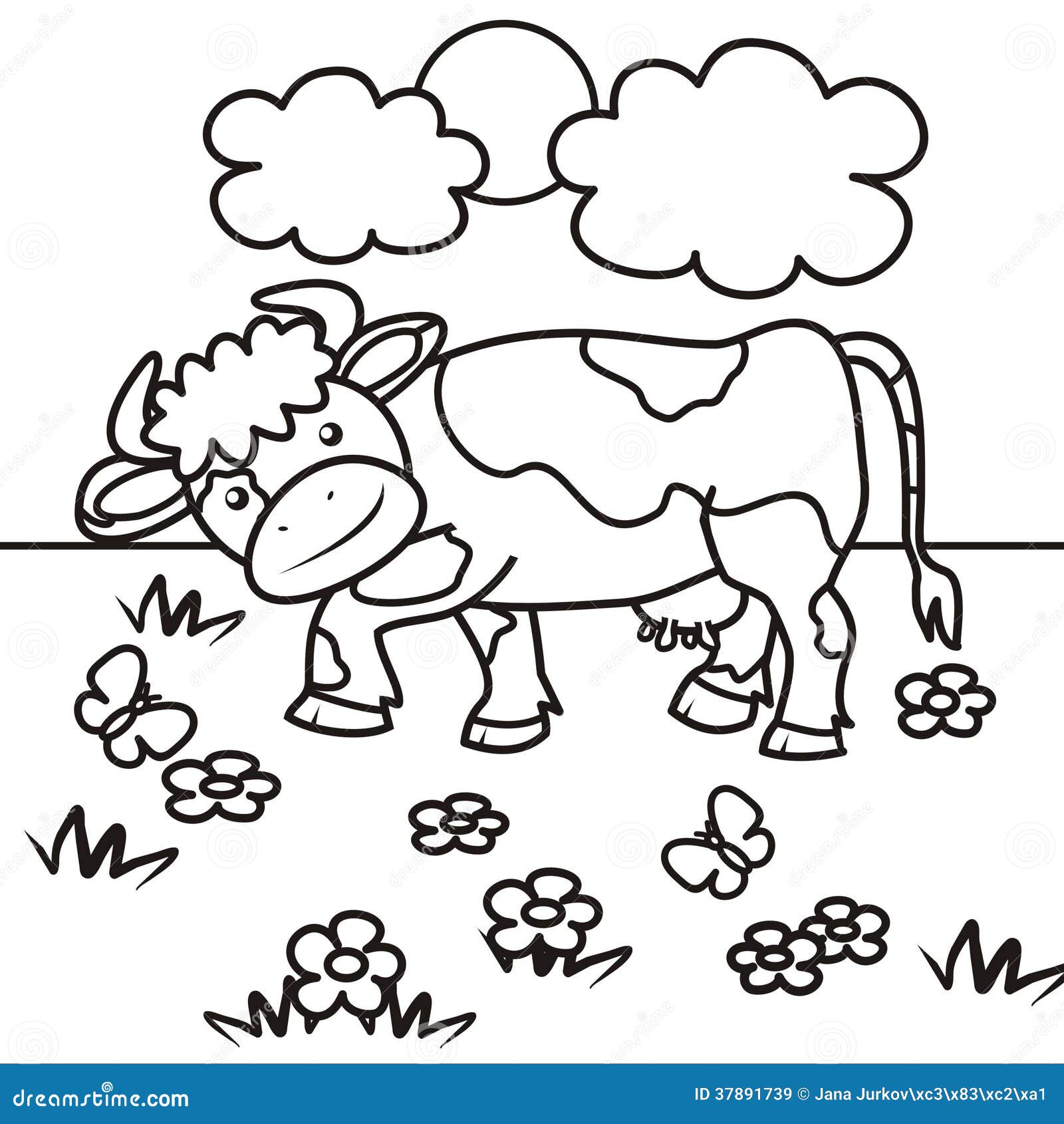 coloring pages of cows free printable