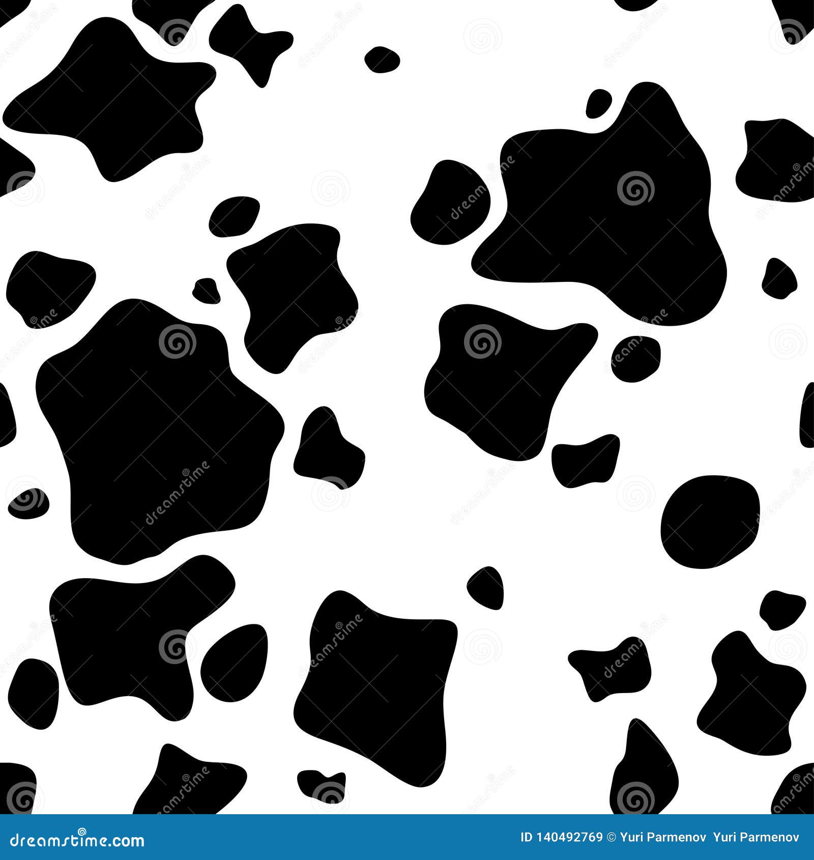 cow or dalmatian. spots. black and white. animal print, texture.  background