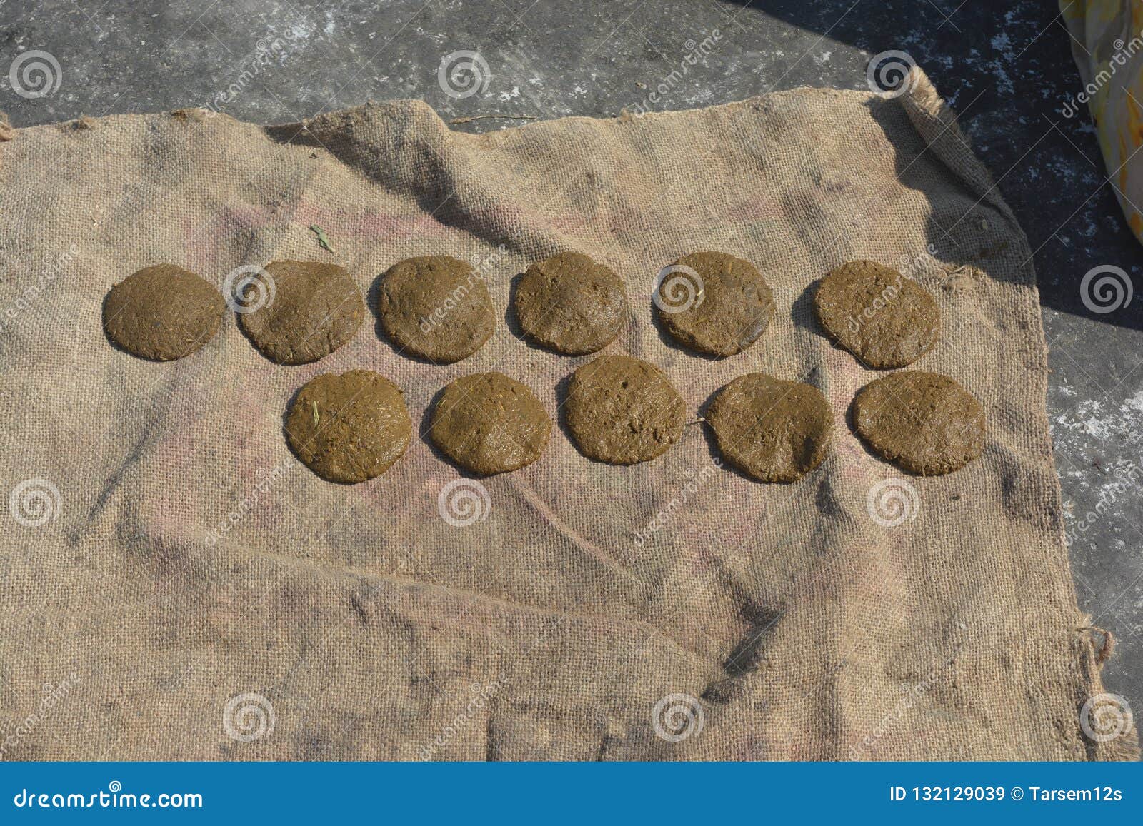 Pure Cow Dung Cakes Gobar Upla For Hawan And Indian Rituals