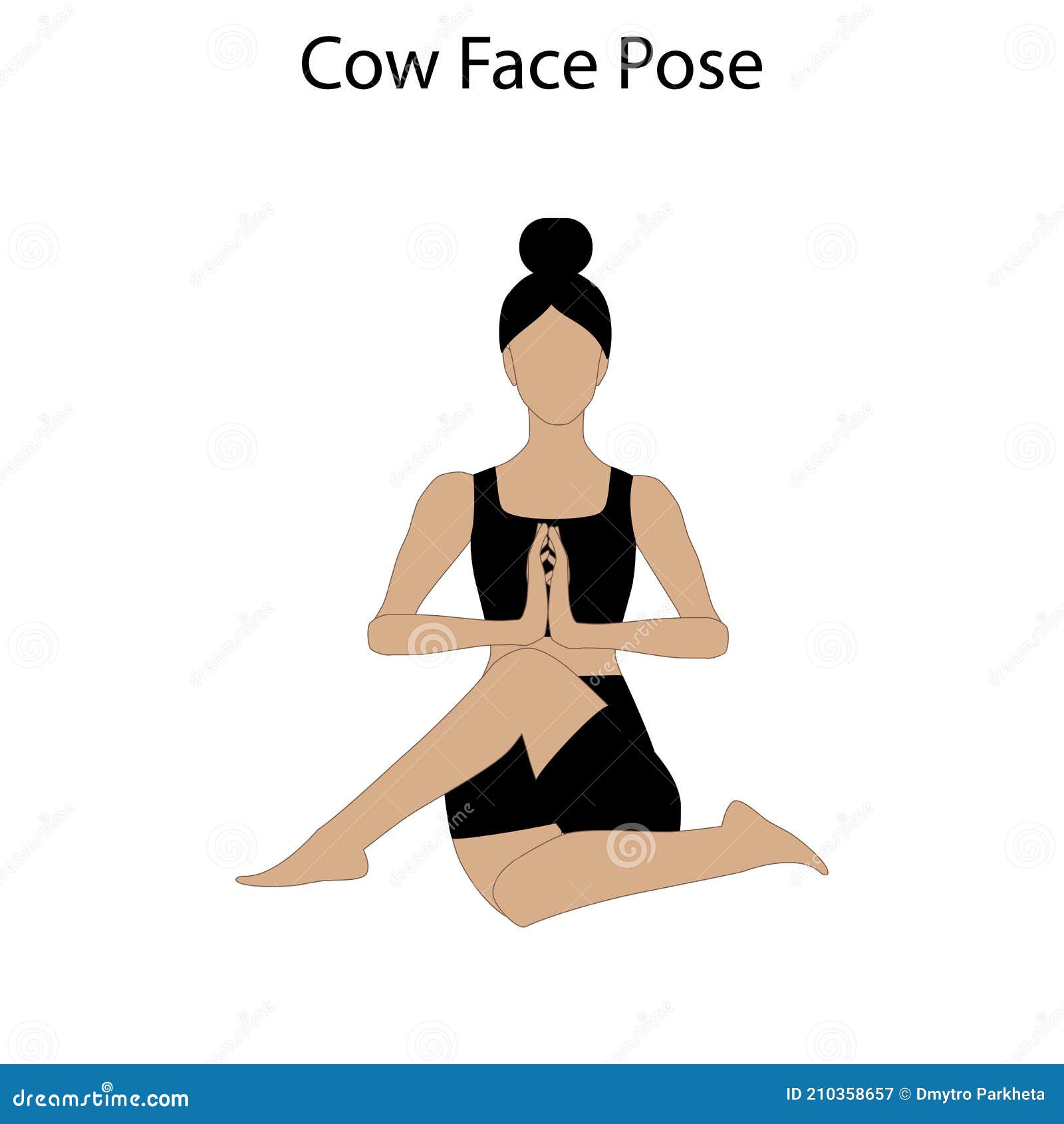 Cow Face Pose (Gomukhasana): How to Do & Benefits - Fitsri