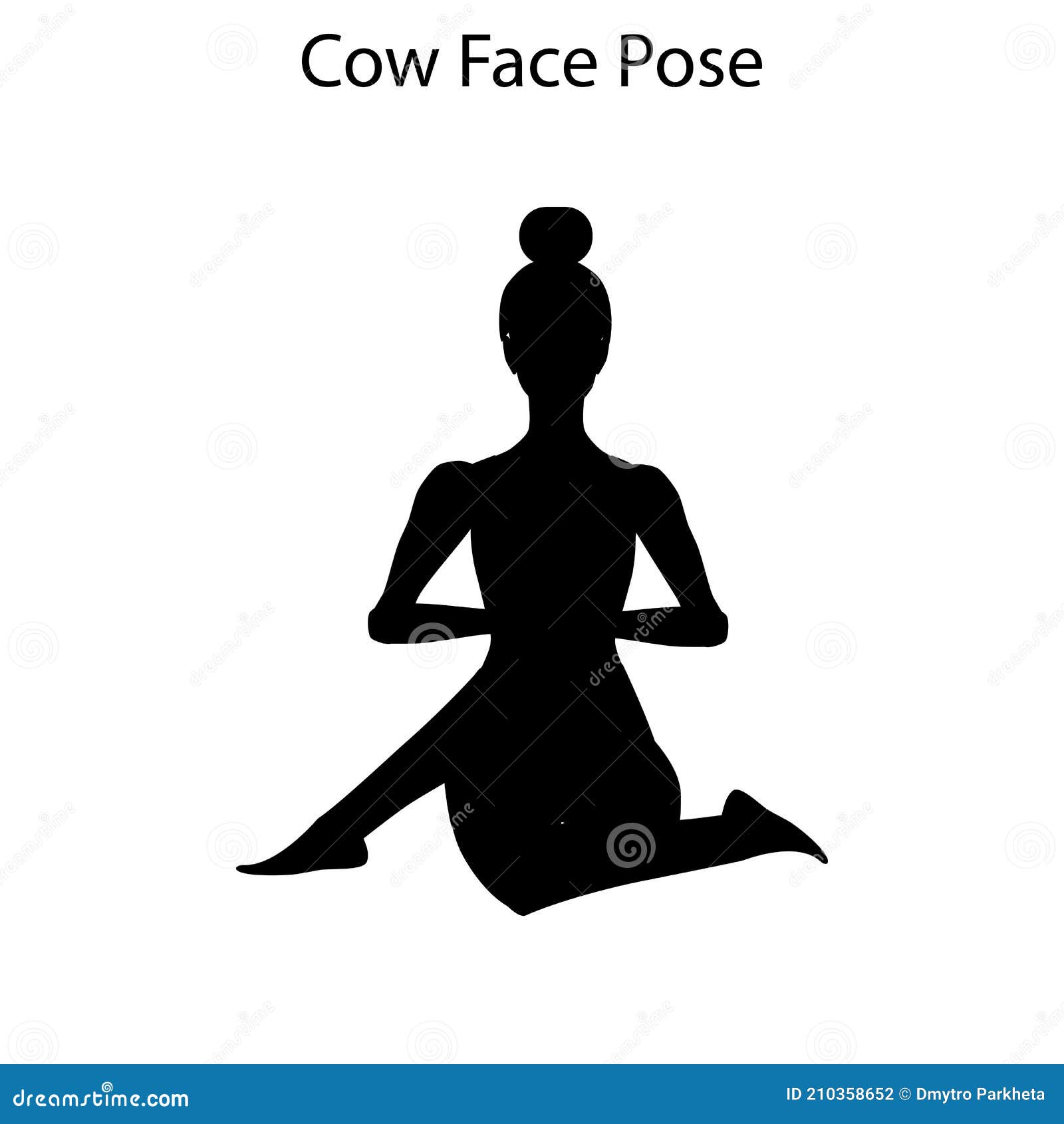 Yoga Fundamentals on Instagram: “Cow Face Pose is a seated yoga posture  that deeply stretches the hips and shoulders. It calms the mind and brings  balance to th…
