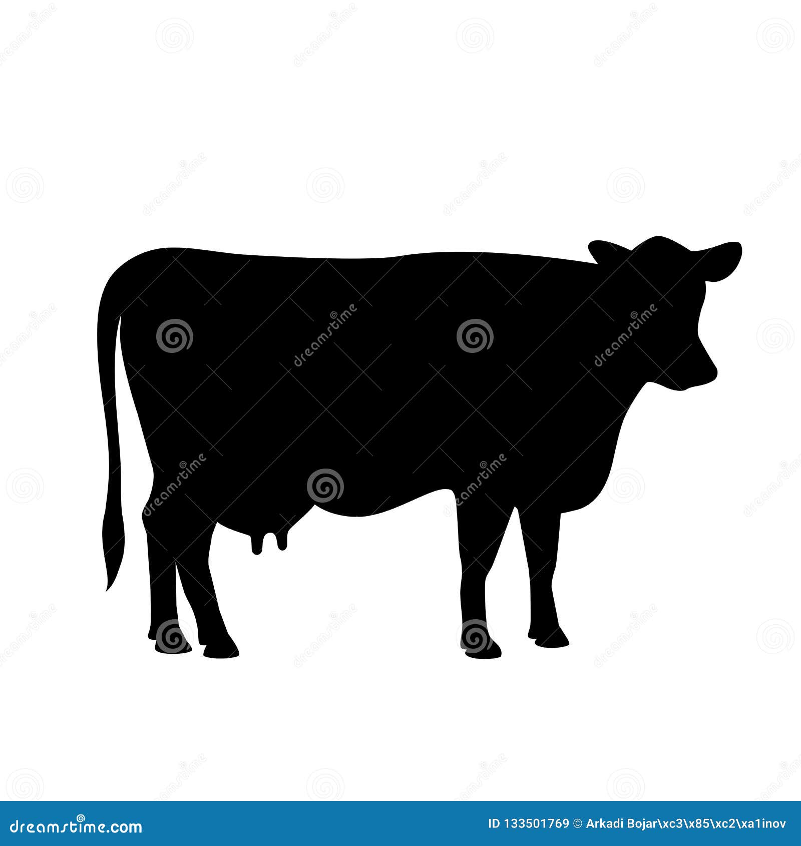 cow silhouette icon