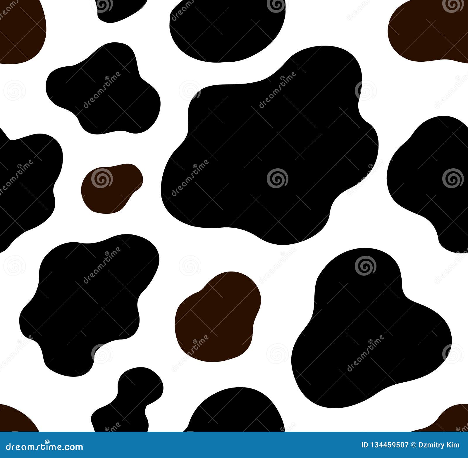 cow texture pattern repeated seamless brown black and white lactic chocolate animal jungle print spot skin fur milk day