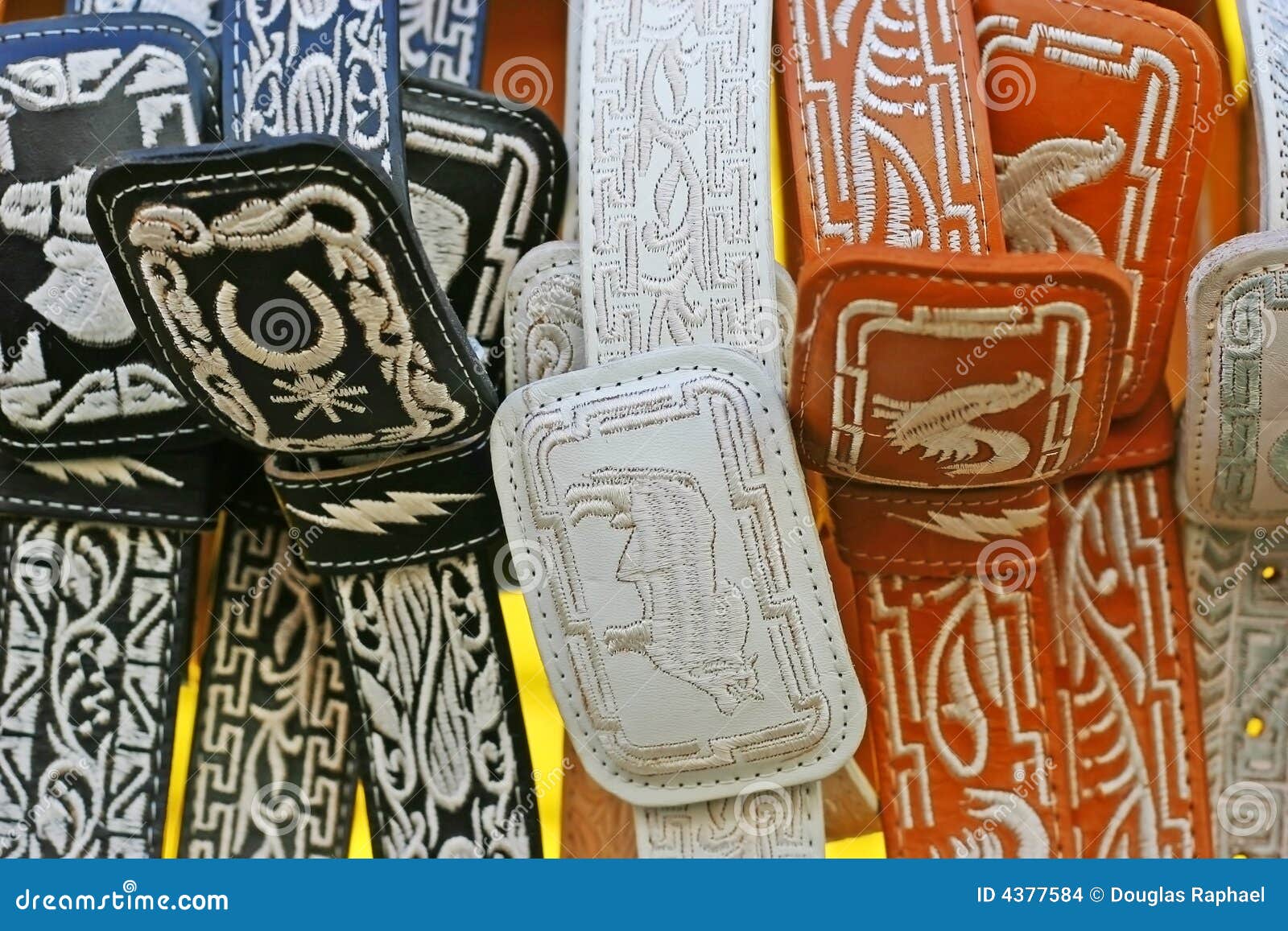 Cowboy Belts Stock Photography 4377584