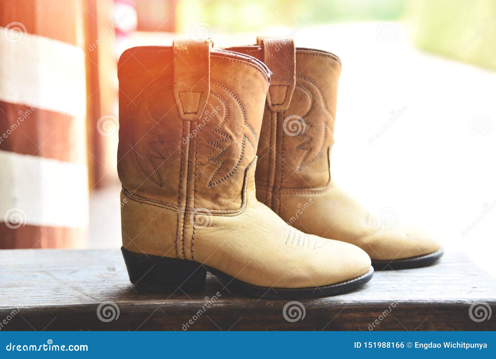 Cowboy Boots - American Wild West Retro Cowboy Rodeo Pair of ...