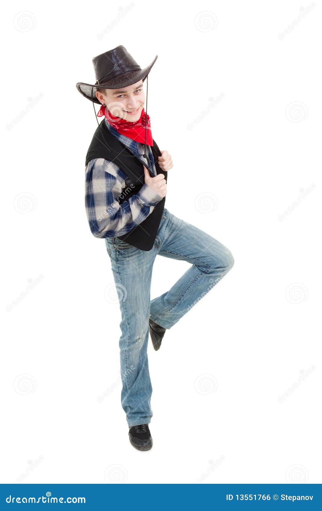 Cowboy dancing stock photo. Image of dance, male, western 13551766