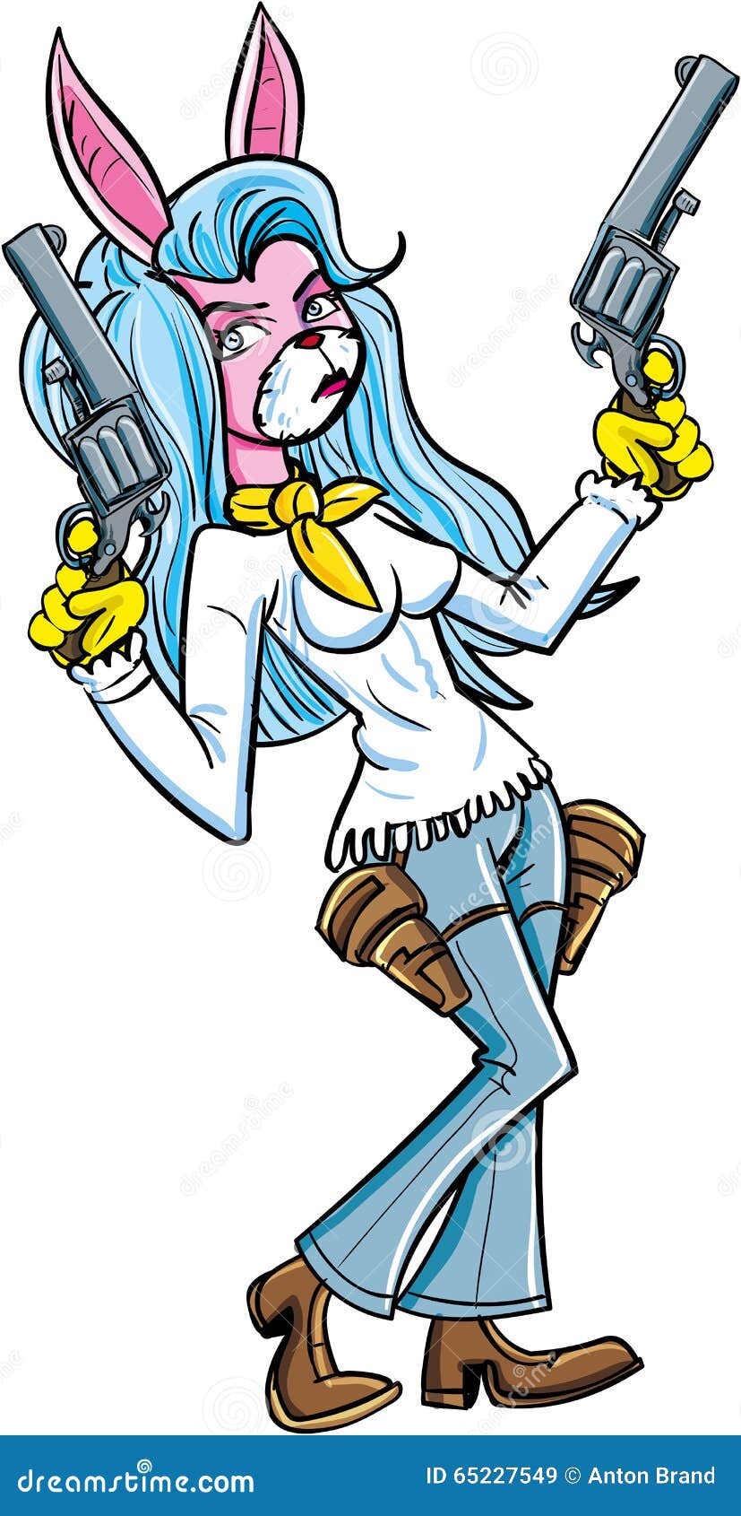 Cowboy Female Bunny Cartoon Character with Gun Stock Illustration - Illustration of quick, hunter: 65227549 Cowboy Female Bunny Cartoon Character with Gun Stock Illustration - Illustration of quick, hunter: 65227549