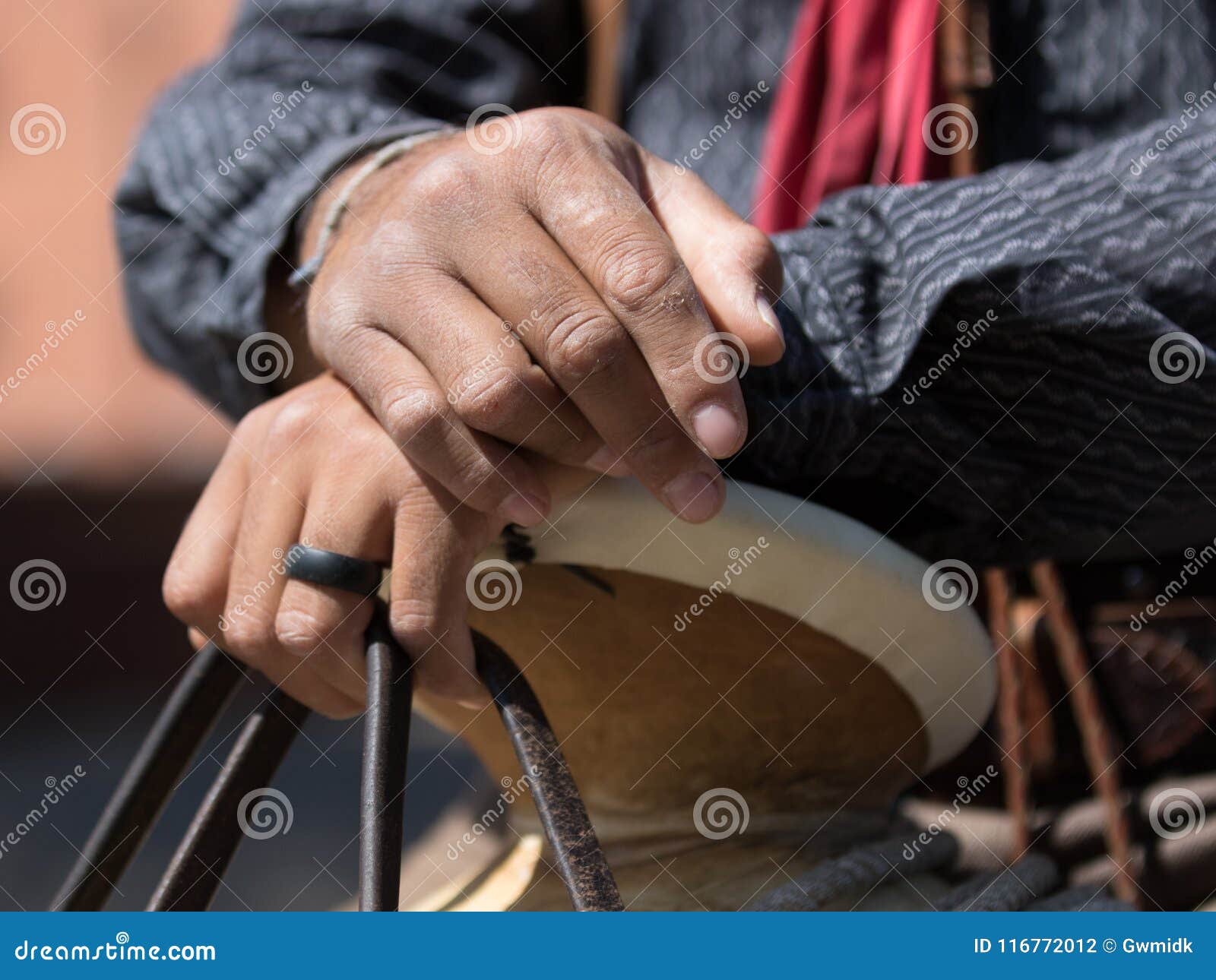 cowboy hands on spanish style saddle