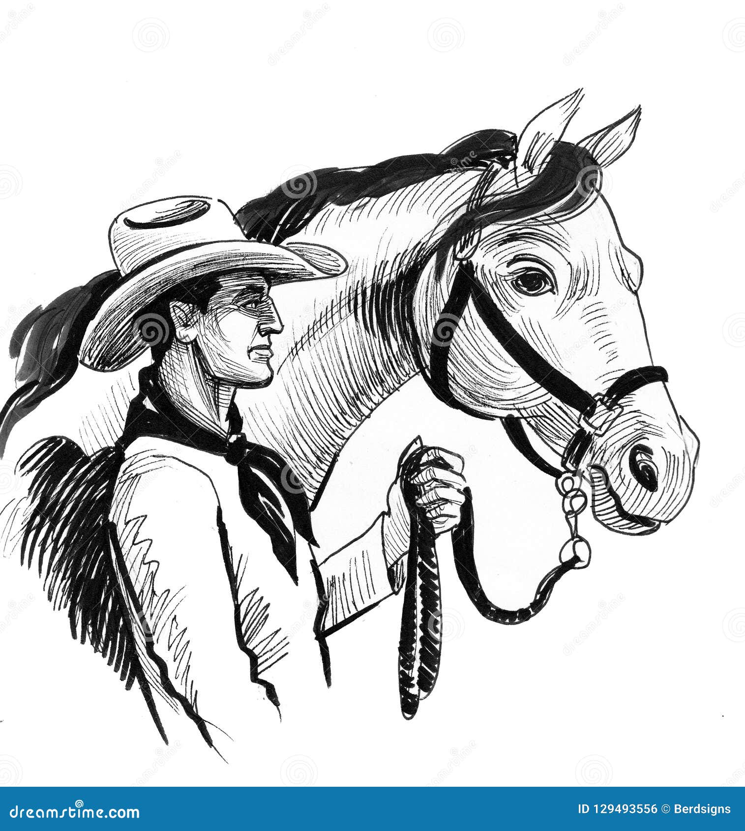 Cowboy Drawing Tutorial - How to draw Cowboy step by step