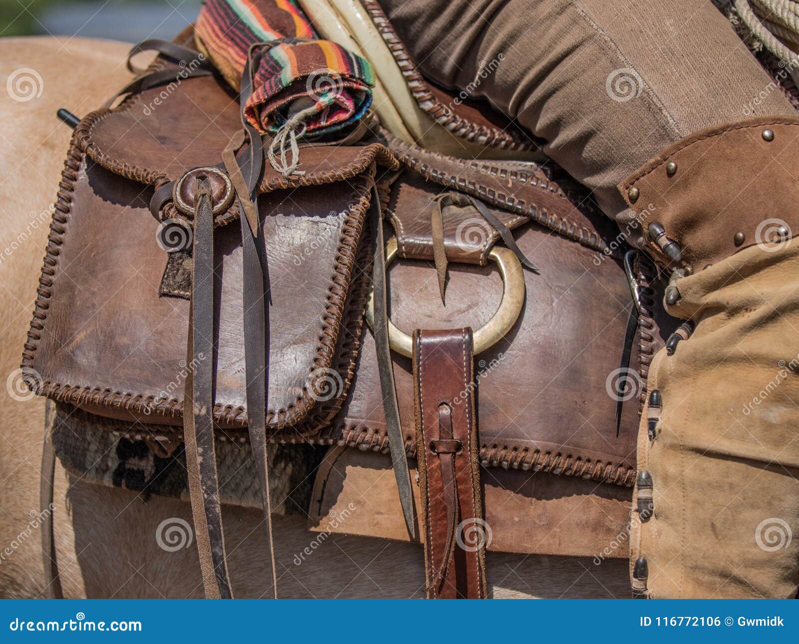 Boot Bag Duffel Large Tooled Leather - Western Luggage