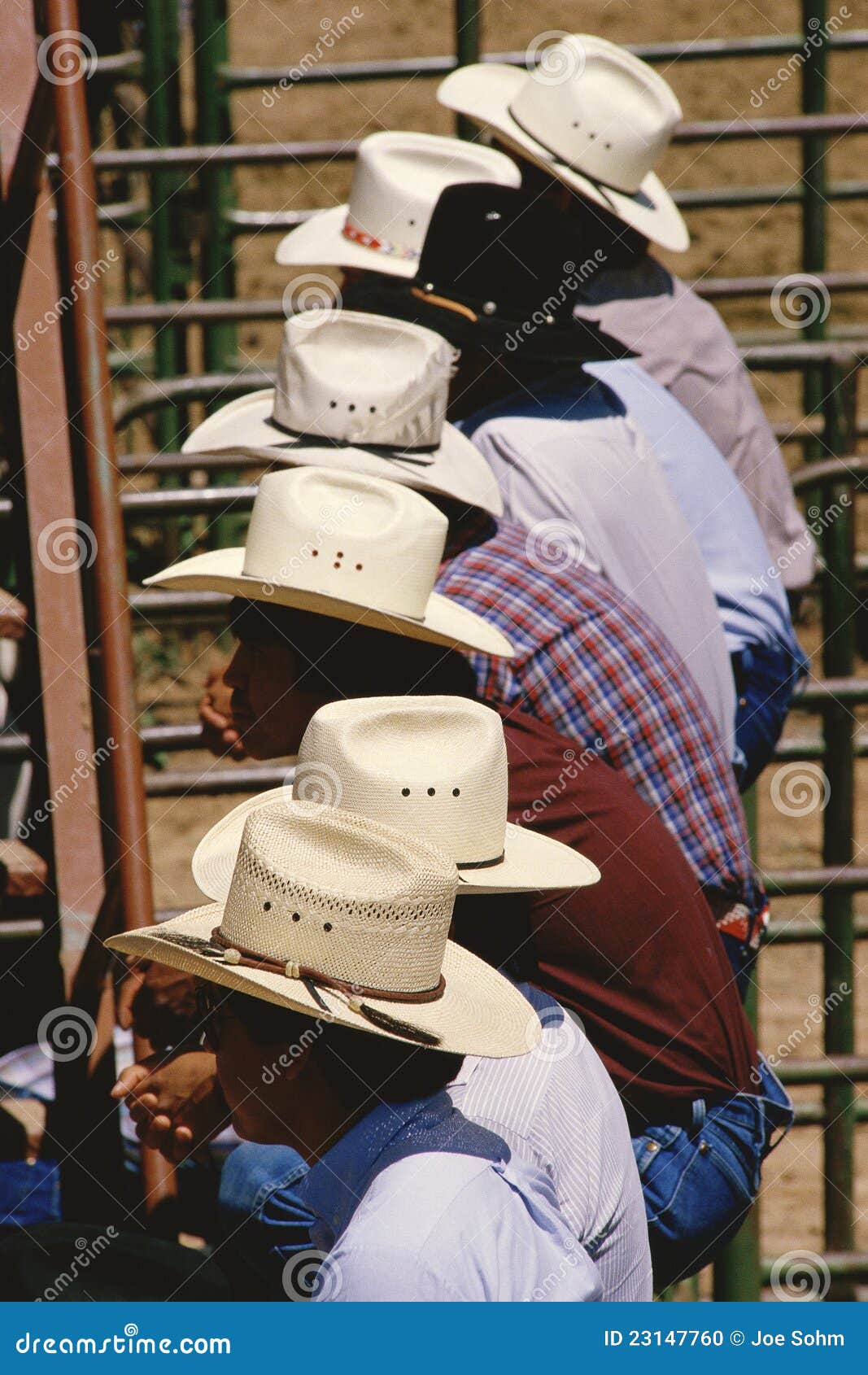 Cowboys in Hats at Rodeo editorial image. Image of brimmed 23147760