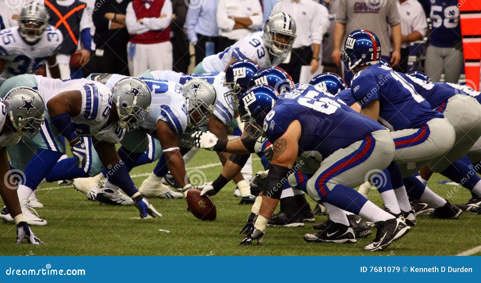 Cowboys NY Giants Offense Dallas Defense Editorial Stock Image - Image of  giants, offense: 7681079