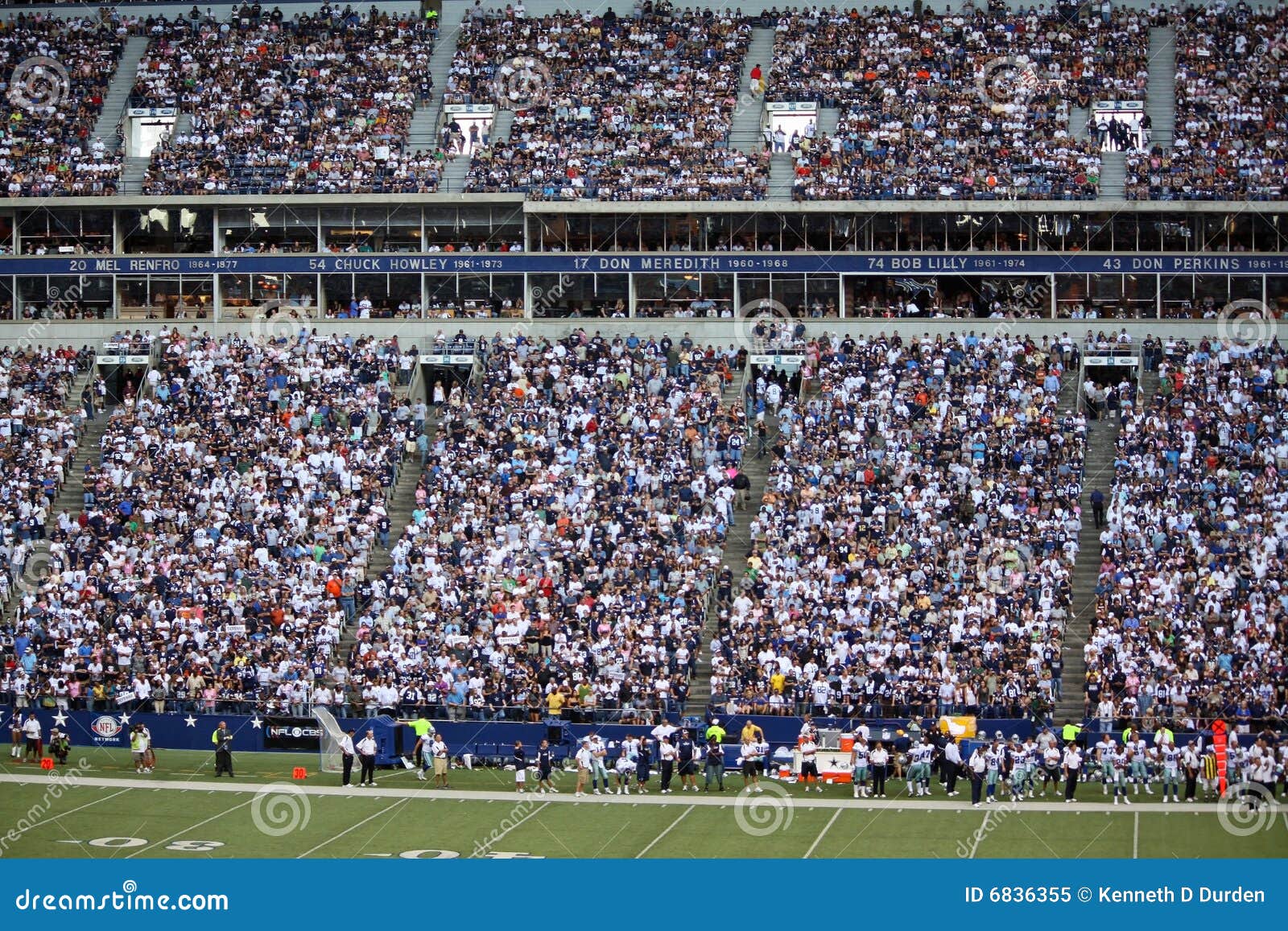 Cowboys Ring of Honor editorial image. Image of league 6836355