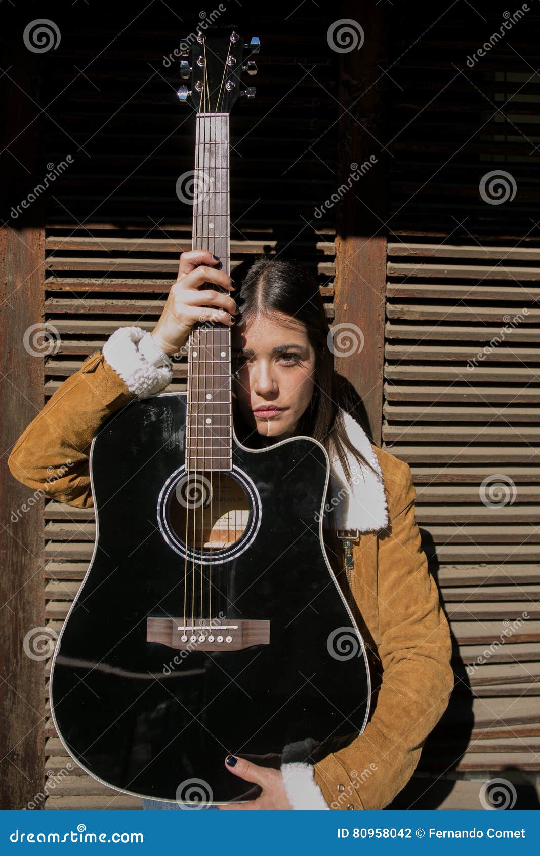 Rock star pose guitar Stock Vector Images - Alamy