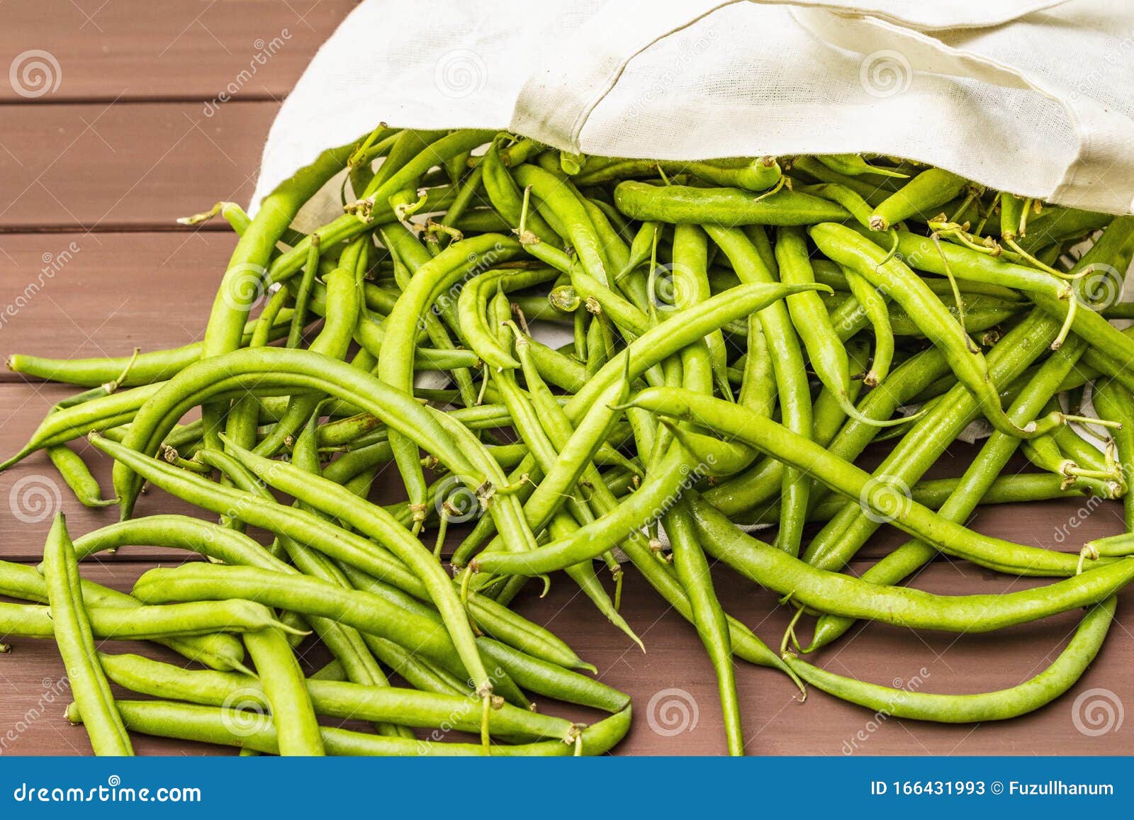 The Cowpea Vigna Unguiculata. Fresh Long Beans in Reusable Shopping ...