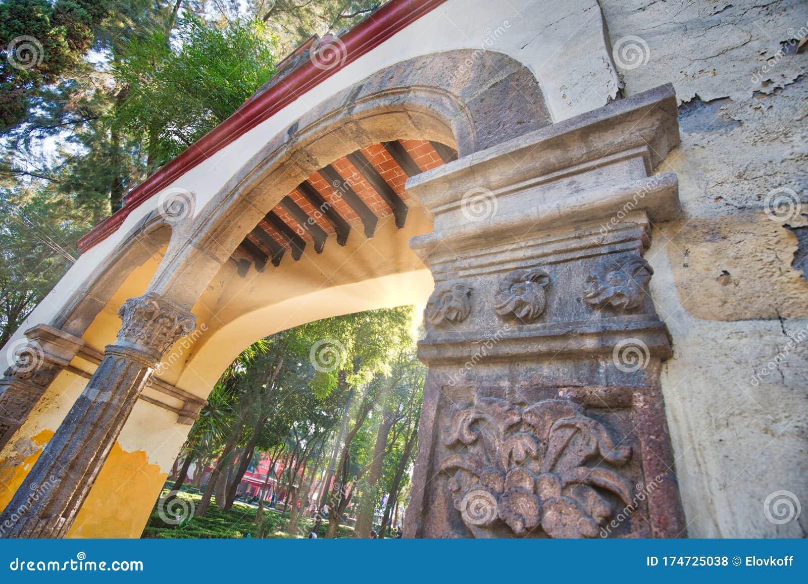 coyoacan central park located in historic city center