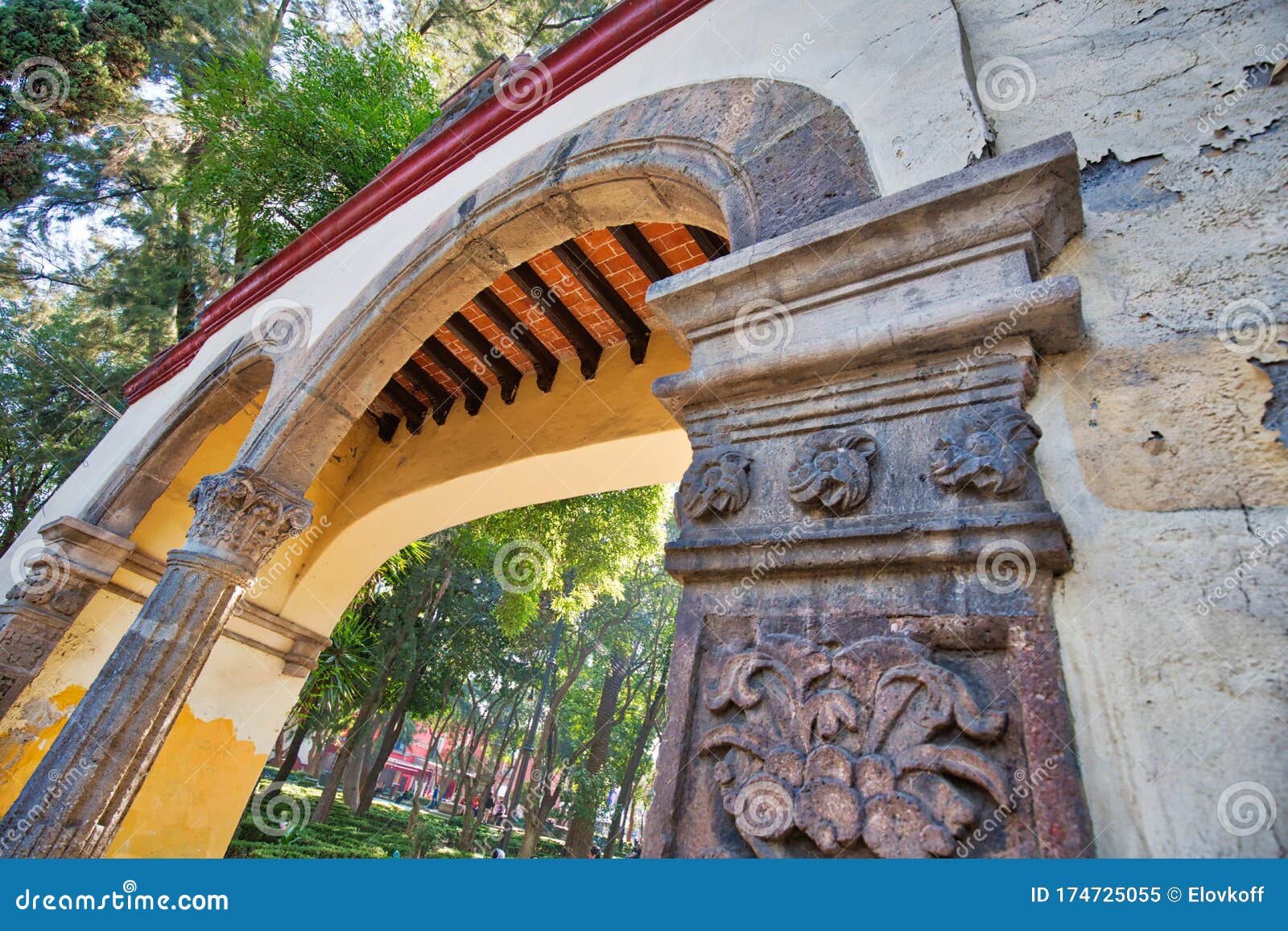 coyoacan central park located in historic city center