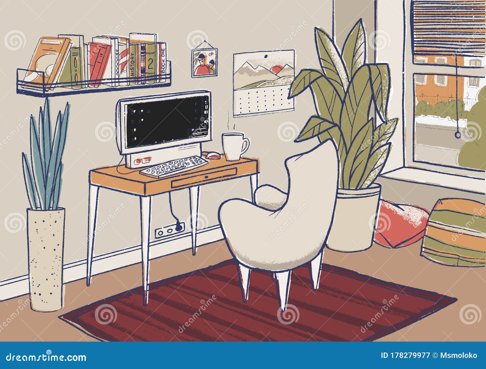 Home Office Stock Illustrations – 330,821 Home Office Stock Illustrations,  Vectors & Clipart - Dreamstime