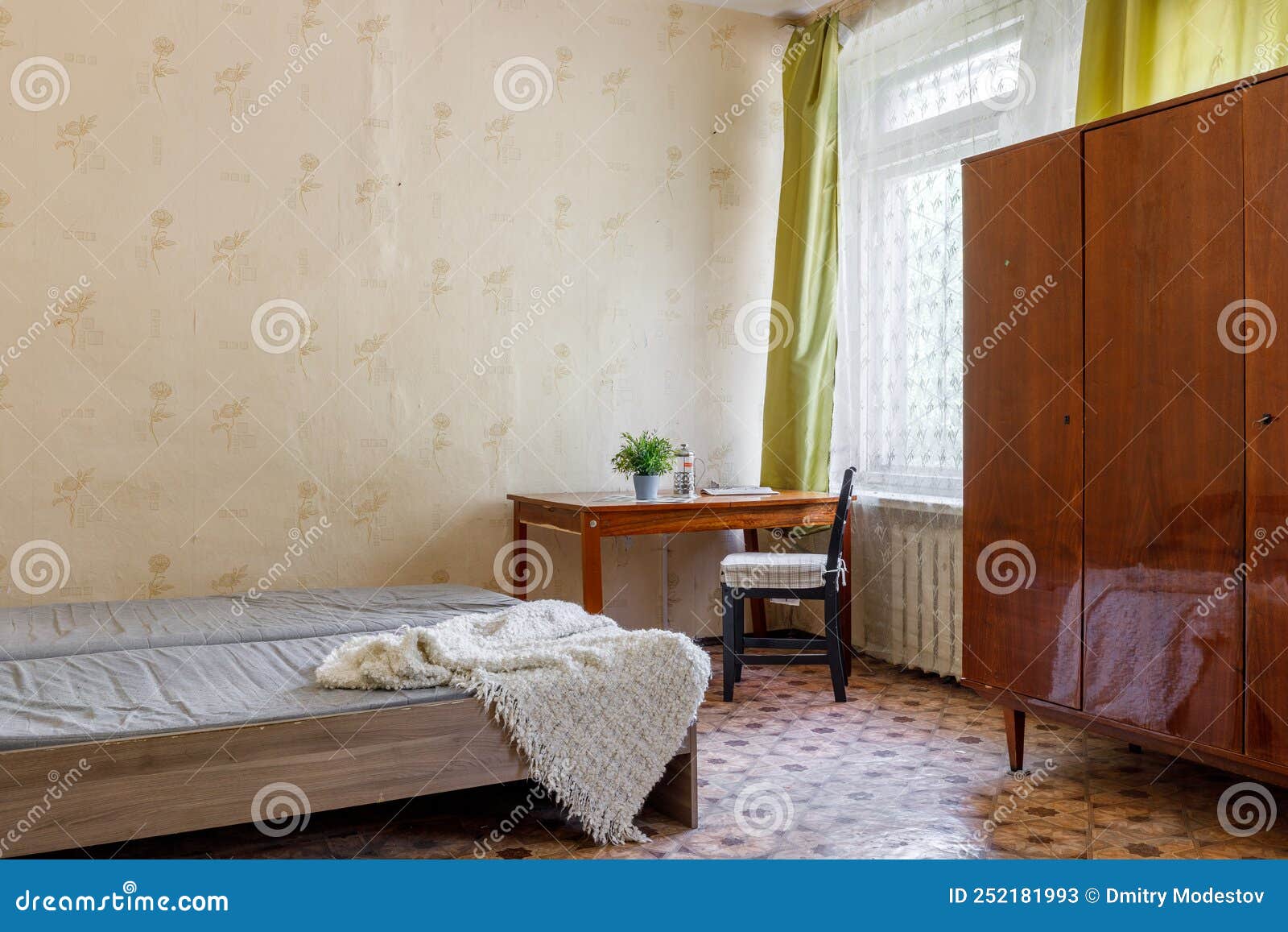 Cozy Interior of an Old Room in an Apartment Stock Image Image of