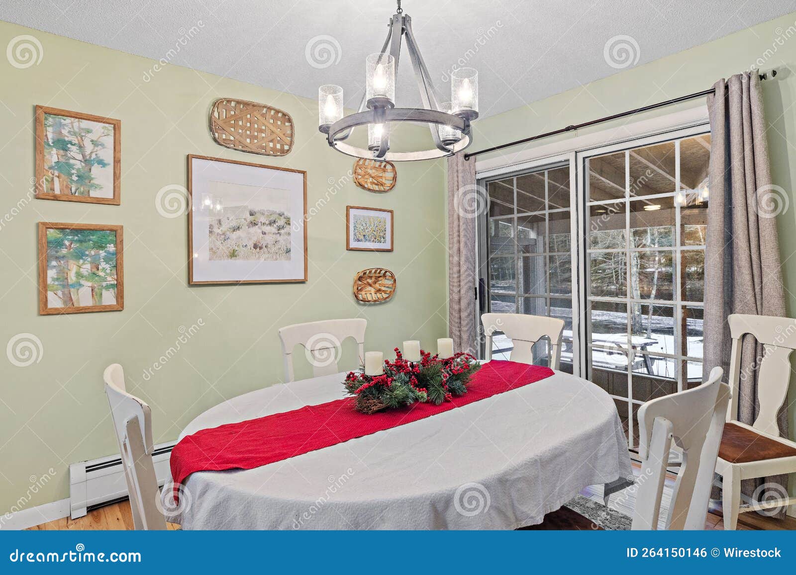 Cozy Living Room with a Table and Chairs Stock Photo Image of clean