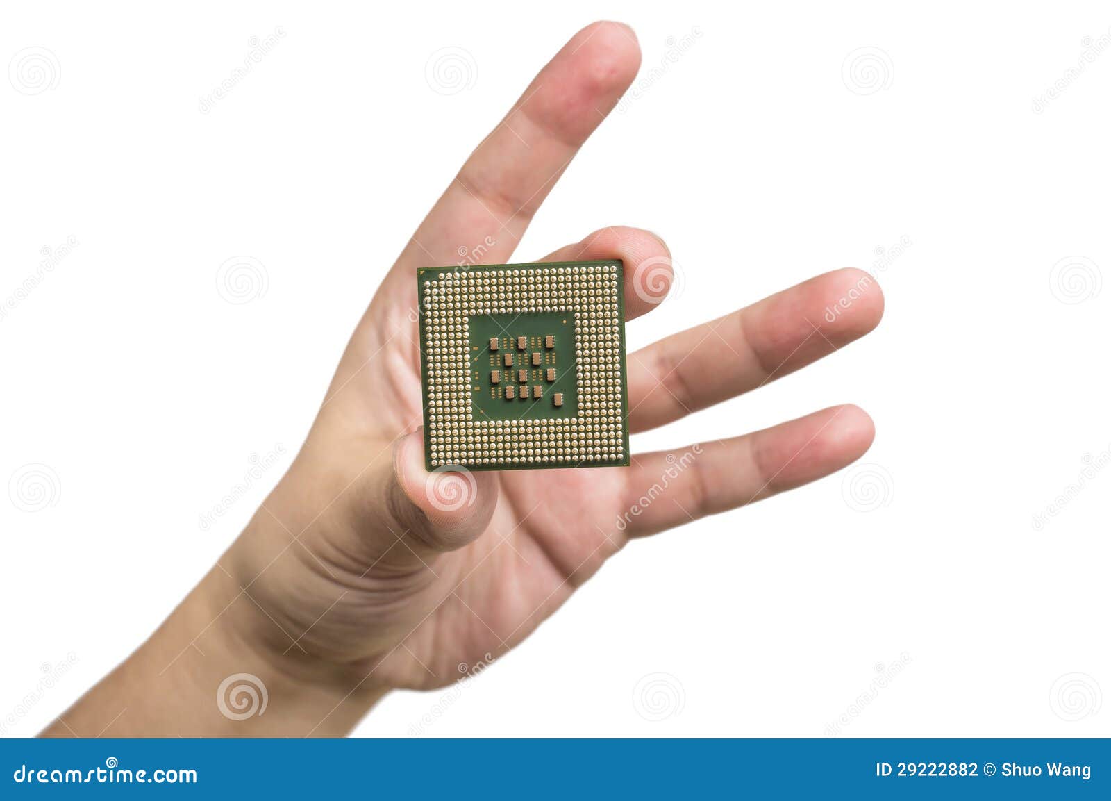 cpu in hand