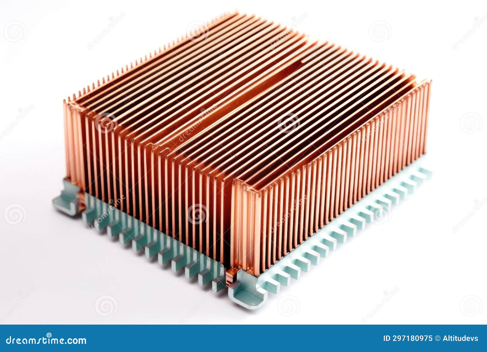 Cpu Heat Sink on a White Table Stock Image Image of system, component 297180975