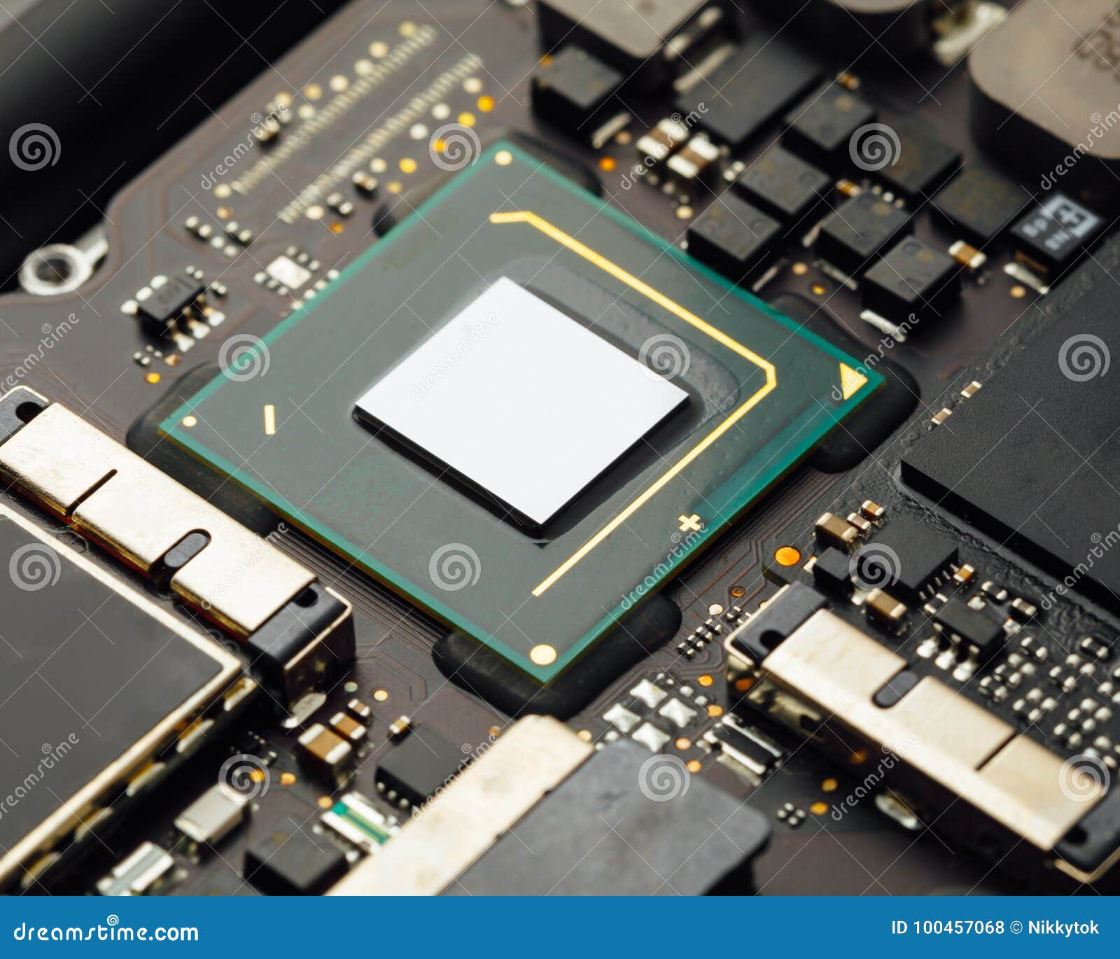 cpu processor of an laptop