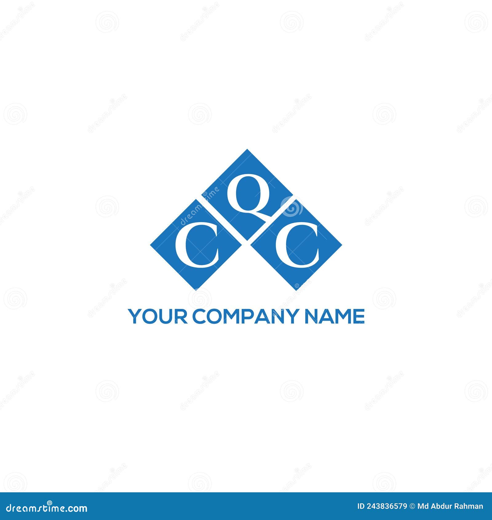 cqc letter logo  on white background. cqc creative initials letter logo concept. cqc letter 