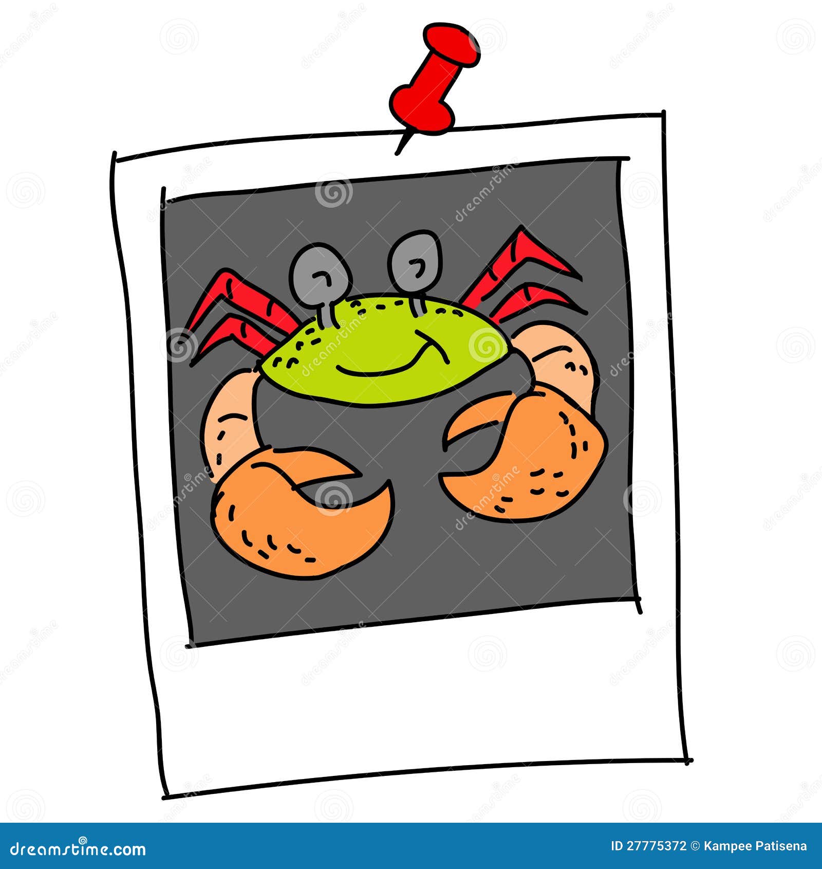 Crab Cartoon In Pola