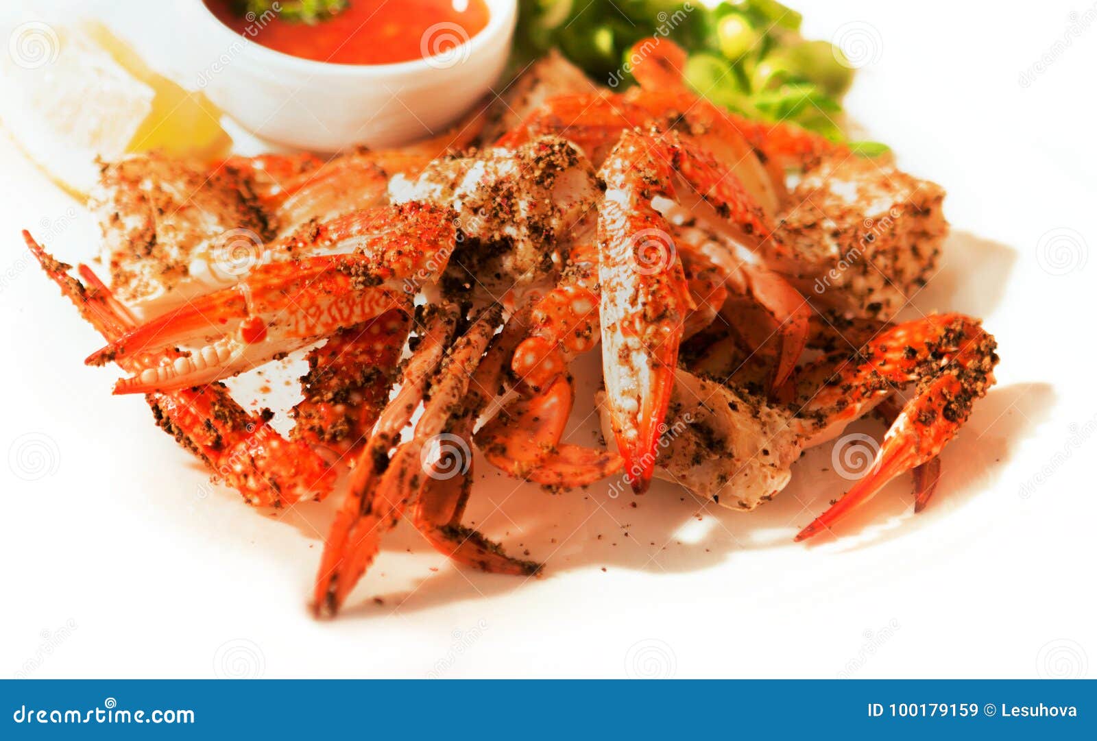 Crab claws stock image. Image of animal, meal, cuisine 100179159