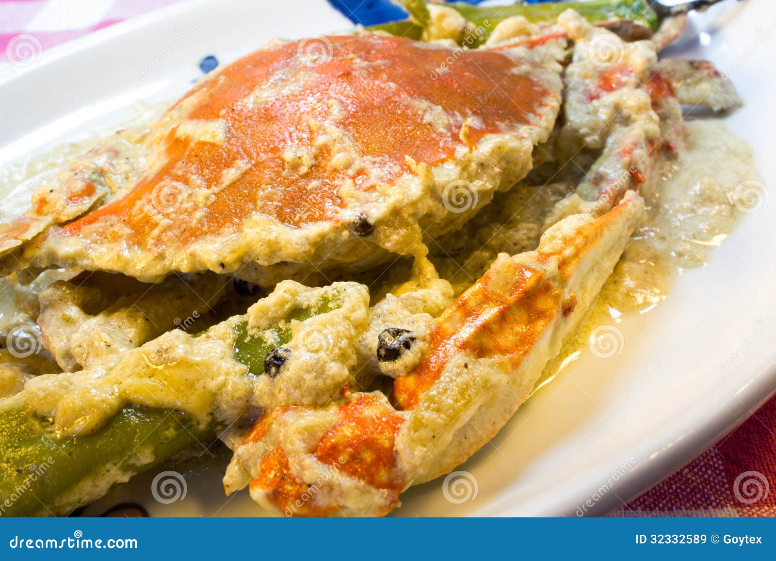 Crab with coconut milk stock image. Image of meal, vietnam 32332589