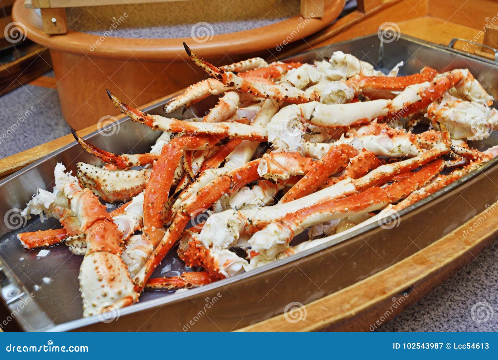 Crab legs stock image. Image of catering, platter, display 102543987