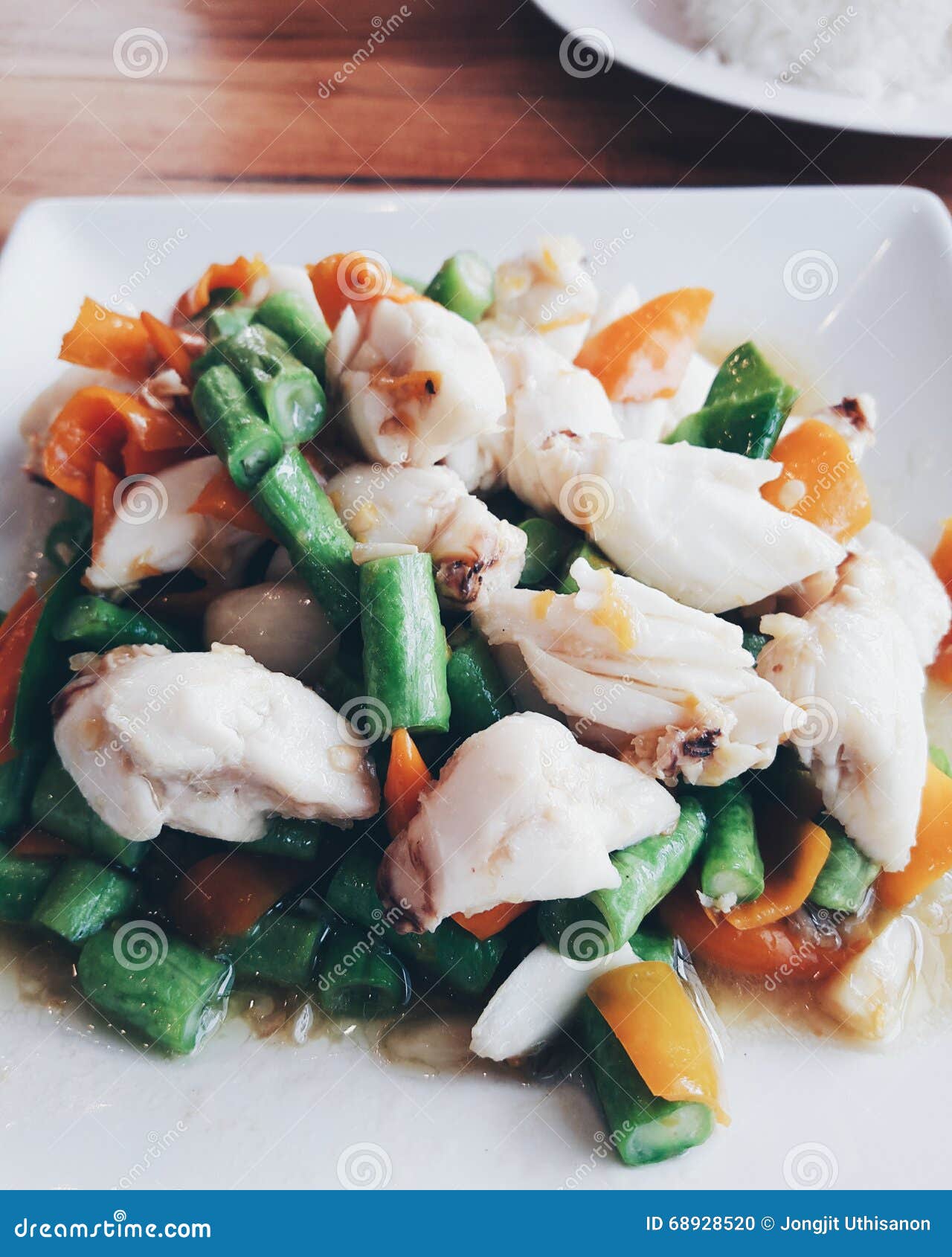 Crab meat cook stock photo. Image of deepfried, dish 68928520