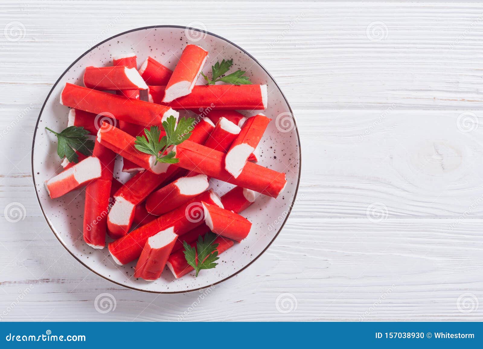 Crab Sticks from Fish Protein Stock Photo Image of meal, ingredient