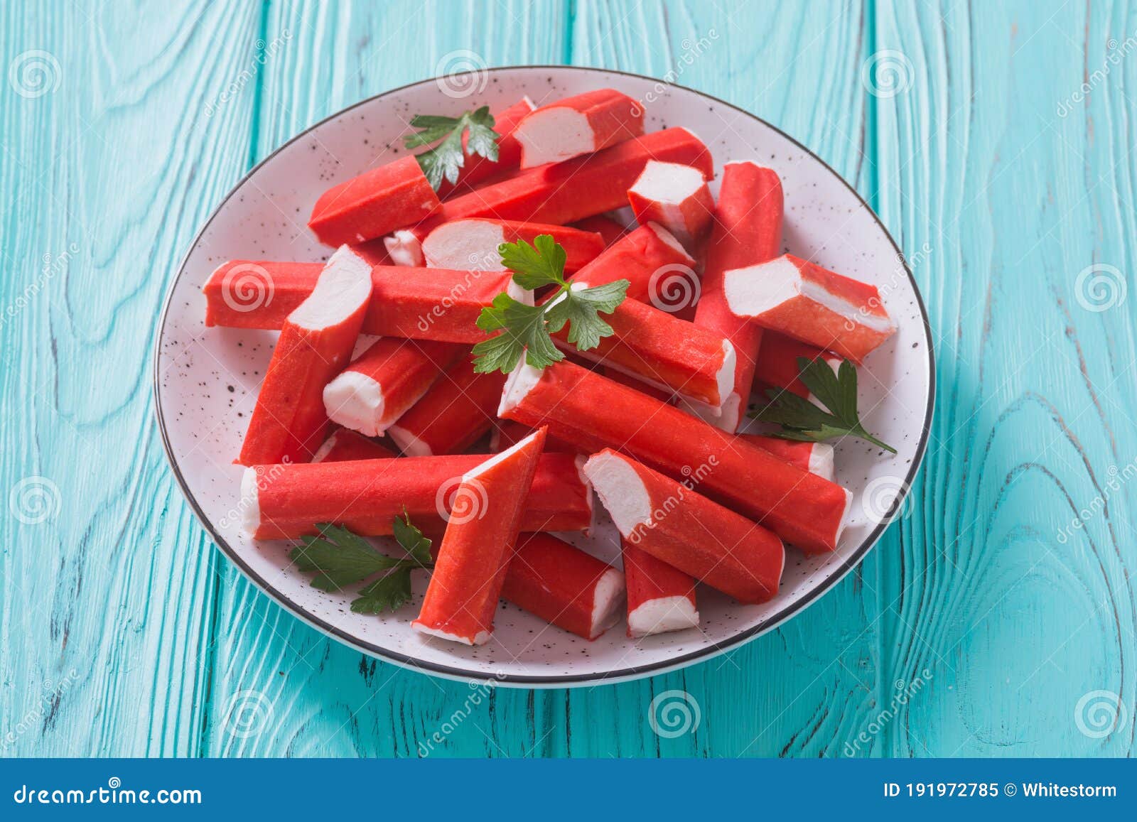 Crab Sticks from Fish Protein Stock Image Image of dish, ingredient