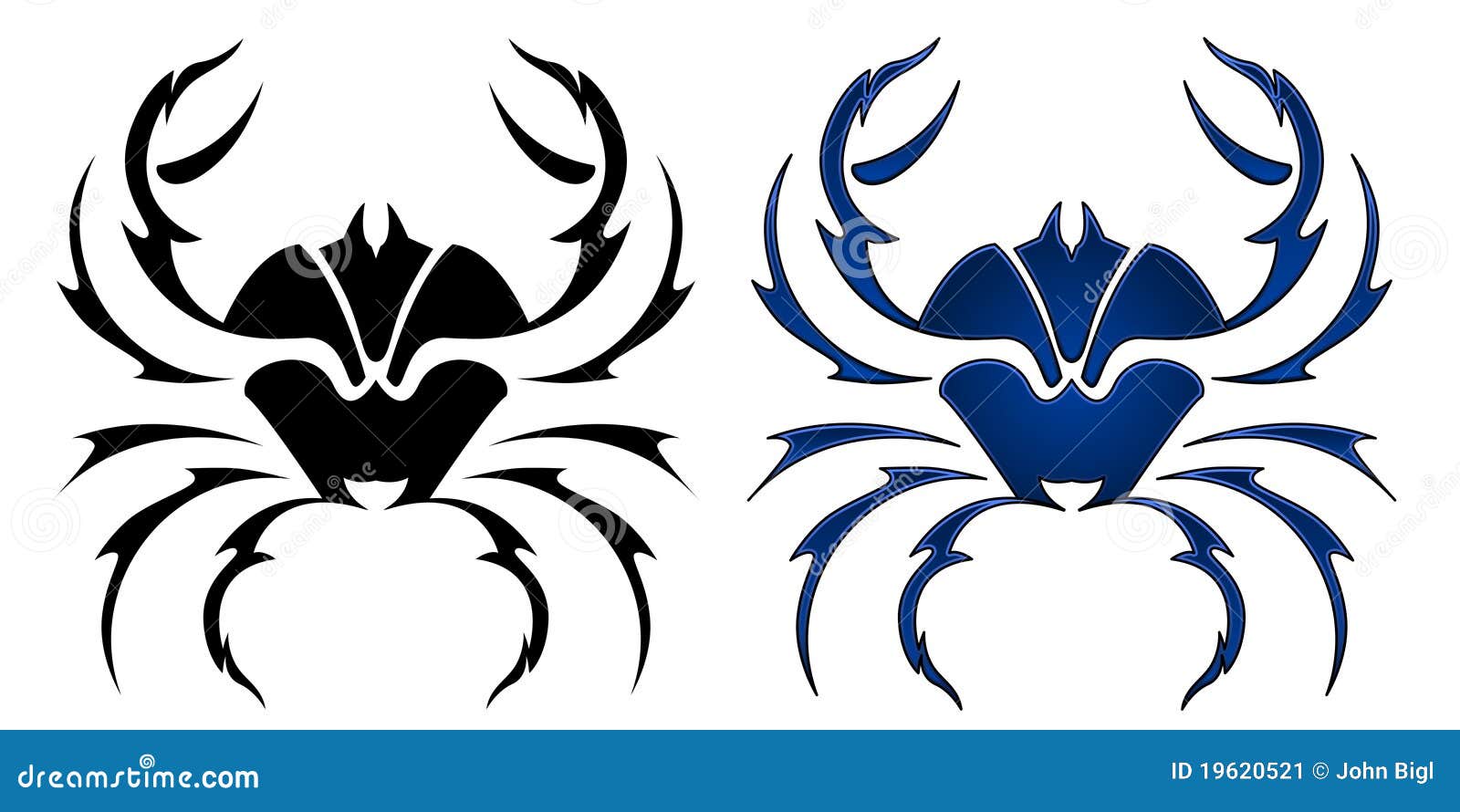 Blue Crab Tattoo Design  Crab tattoo Art Crab art