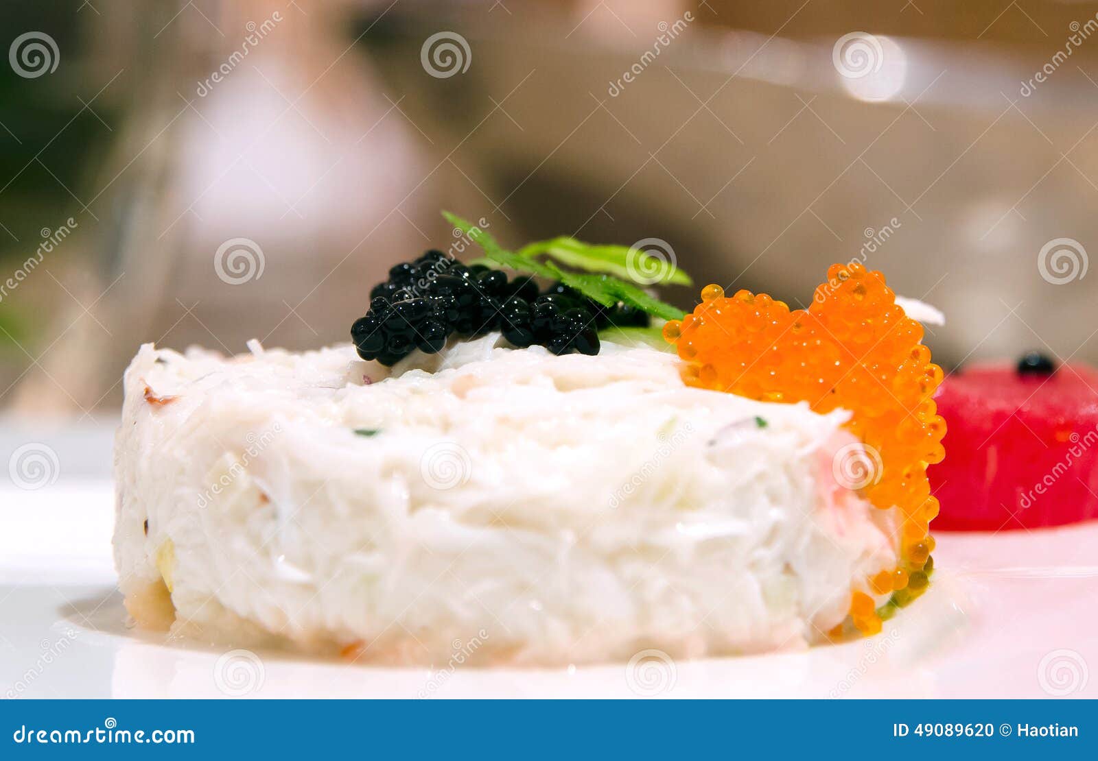 Crab Terrine with Cavair and Roe Stock Photo Image of taste, culinary