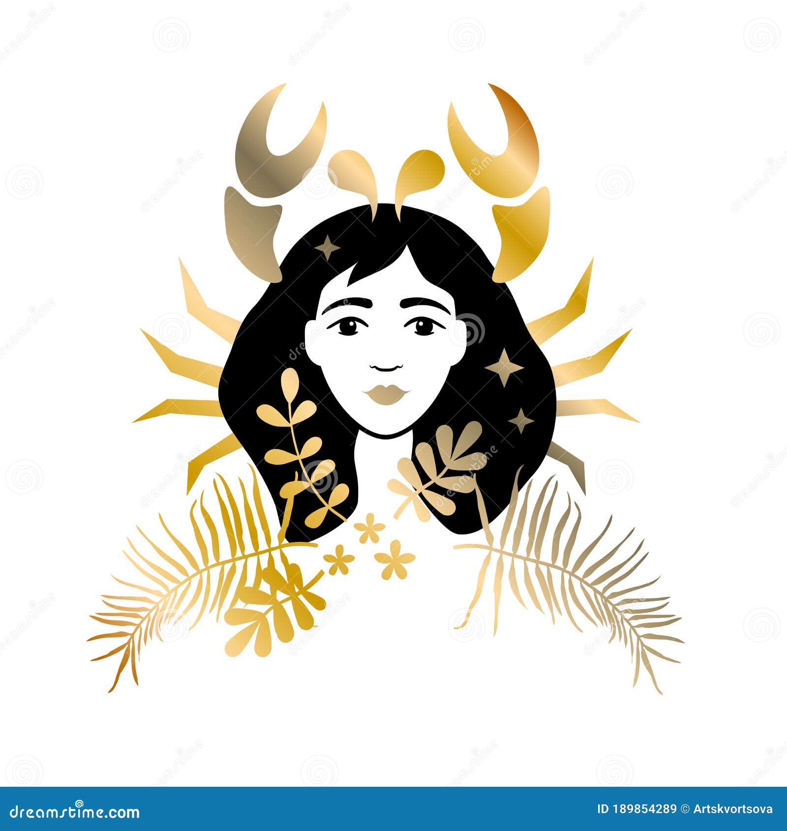 Crab To Cancer of Zodiac and Horoscope Concept, Vector Art ...