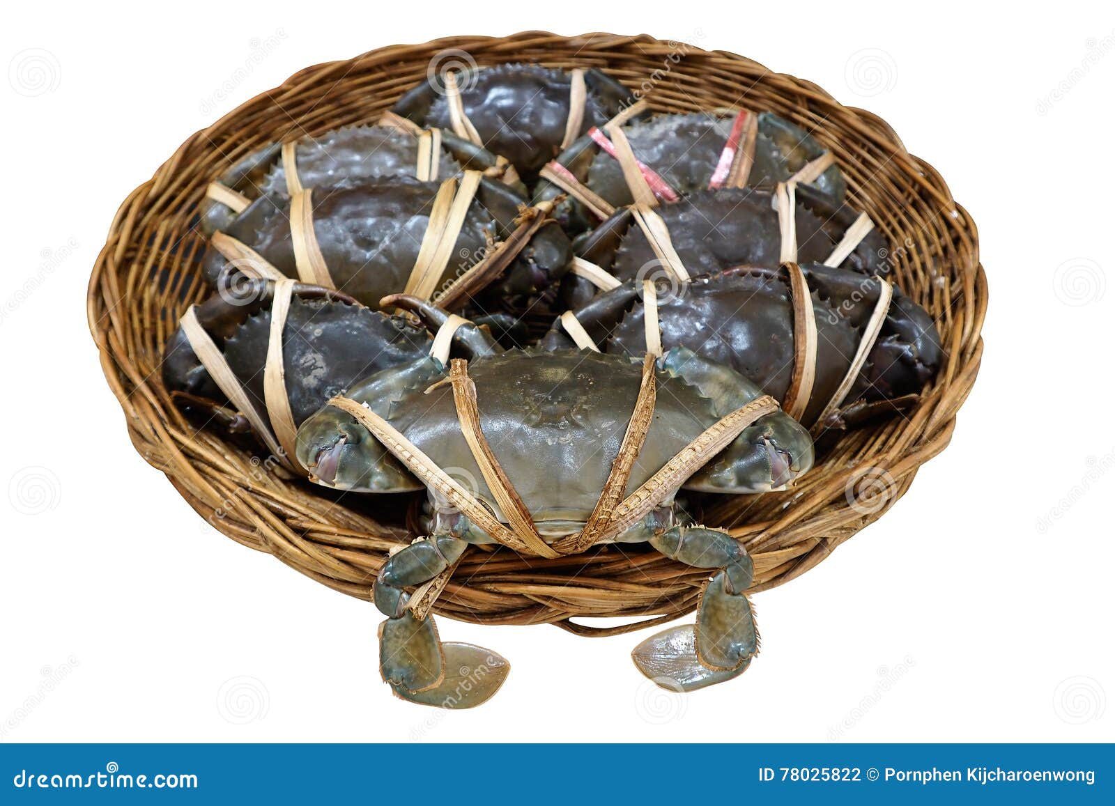 Crabs in the basket. stock photo. Image of seafood, background - 78025822