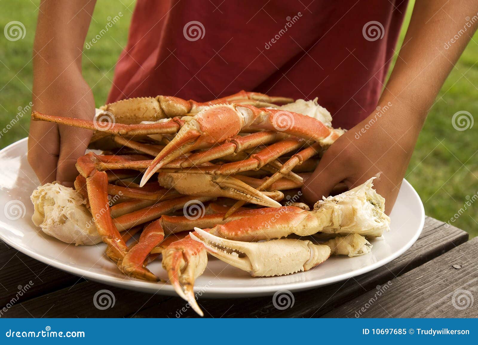 Crabs Legs Galore stock image. Image of serving, food 10697685