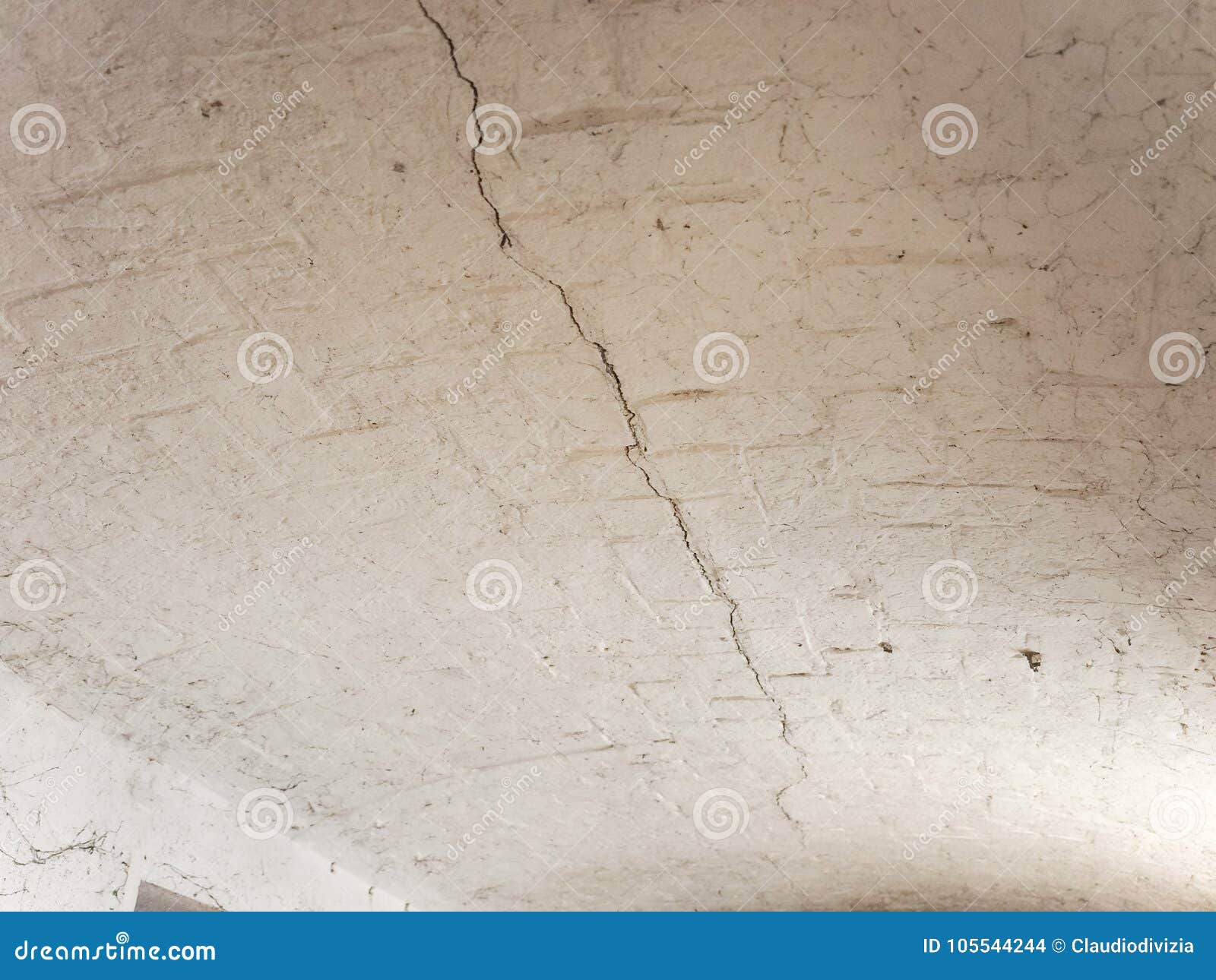 Cracked Vault Ceiling Stock Photo Image Of Damage Weight