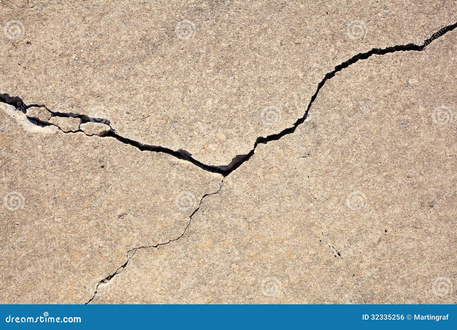 crack in concrete