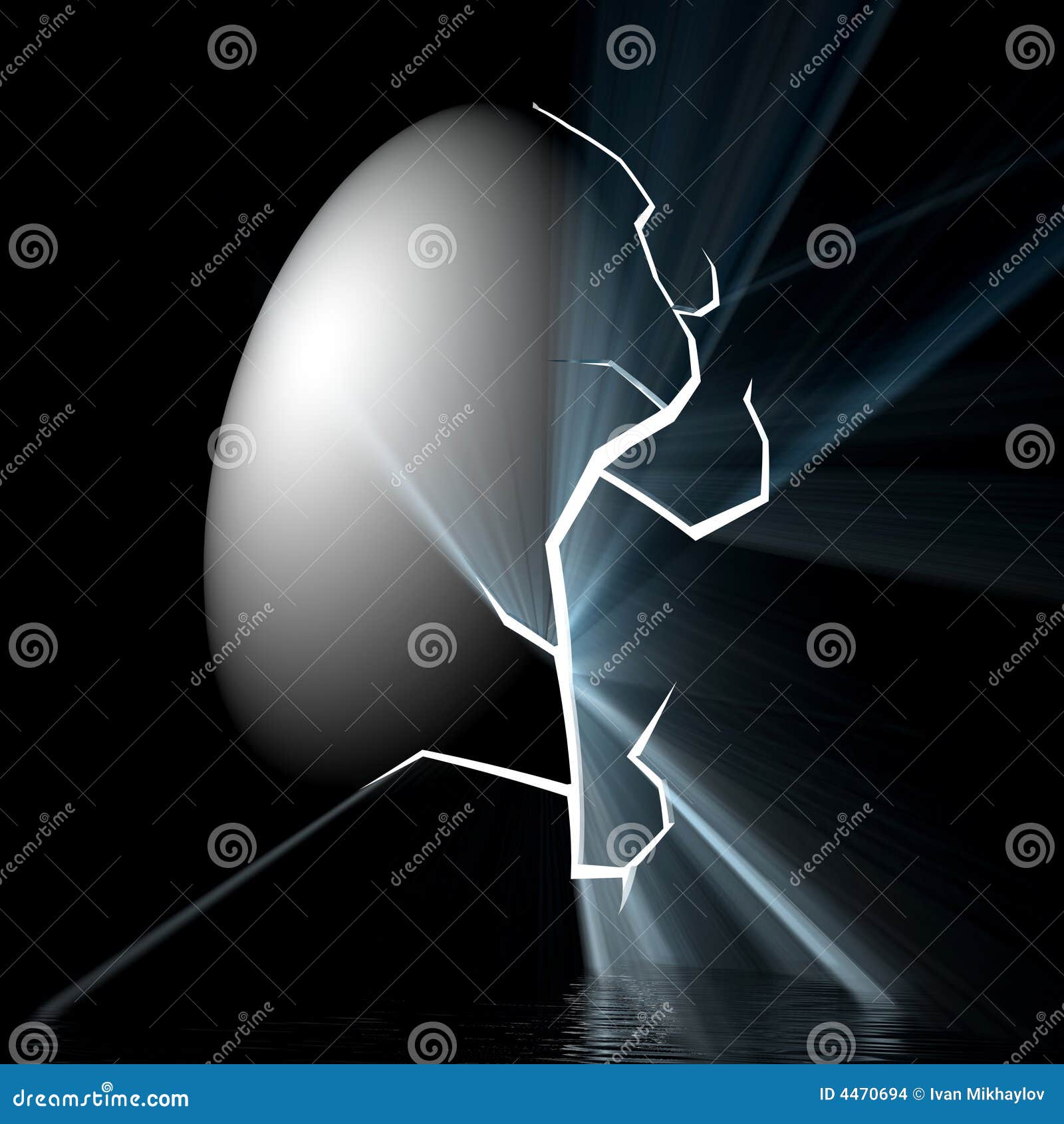 Modern And Creative Abstract 3D Cracked Wall Background For
