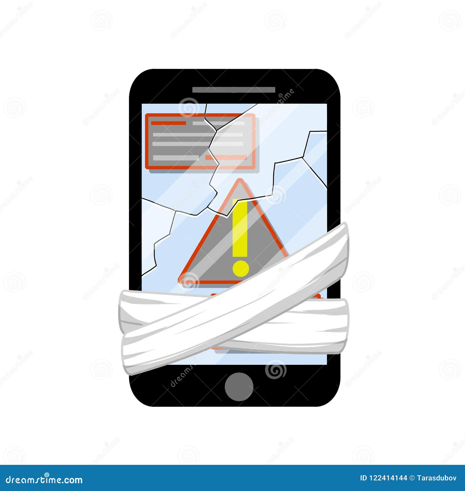 mobile phone draw . fatal error