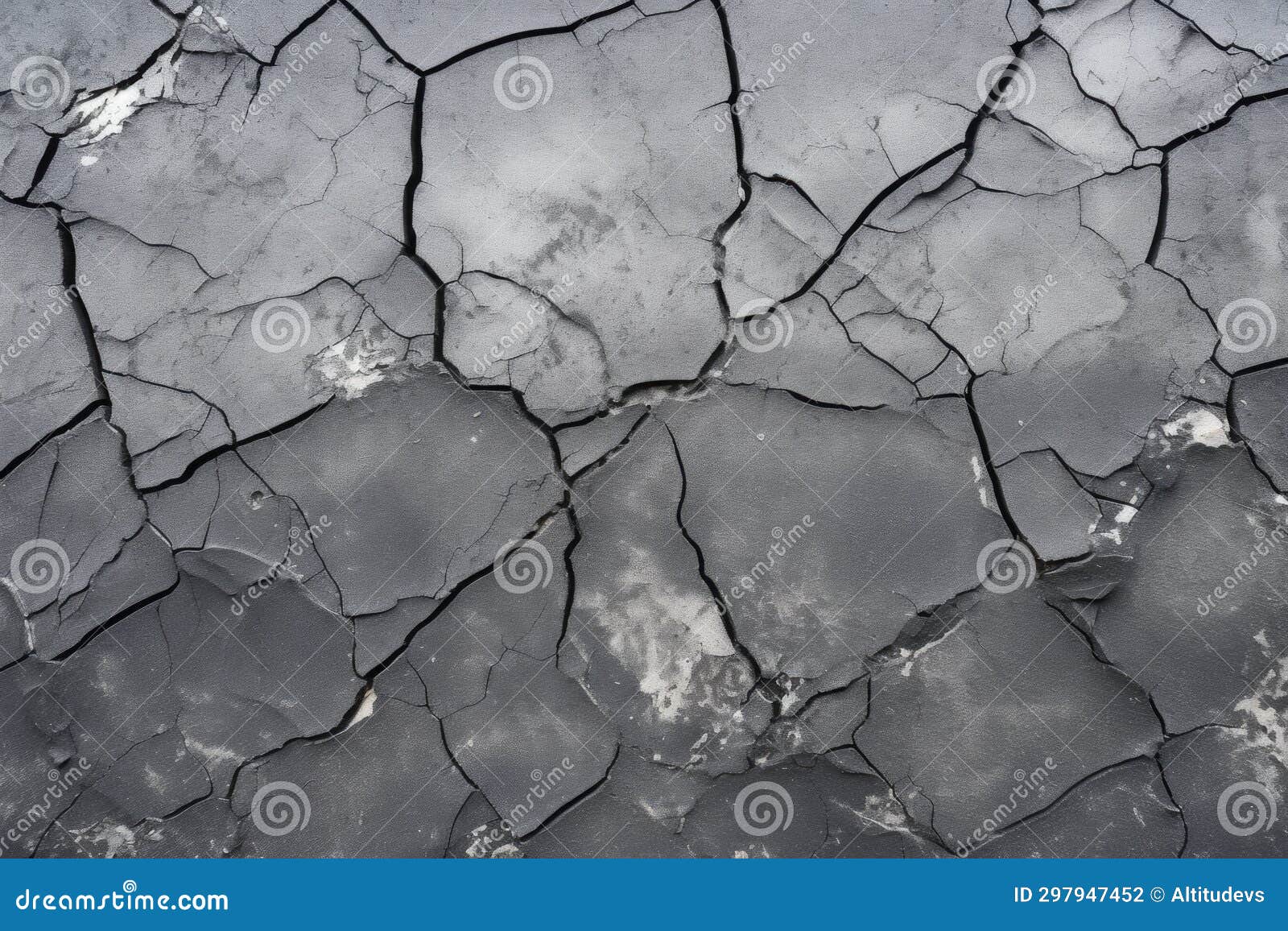 Cracked Black Paint on a Concrete Surface Stock Photo Image of wall