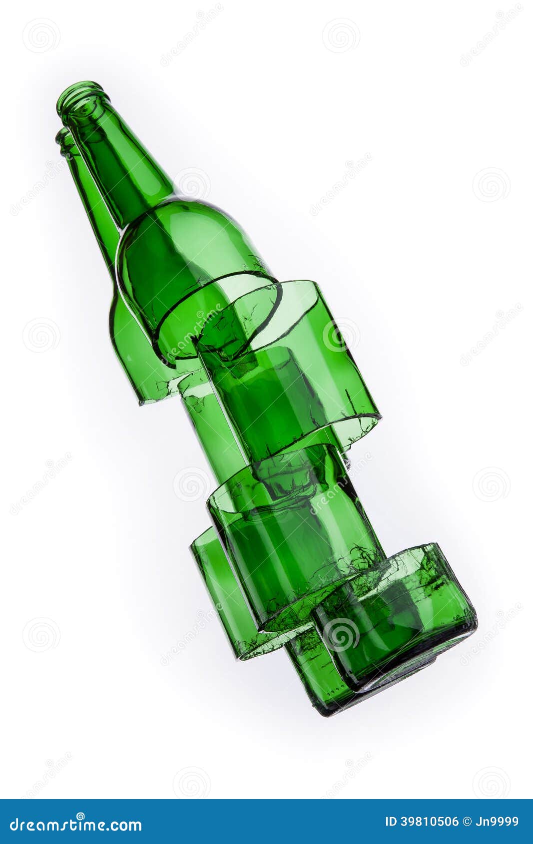 Cracked bottle stock photo. Image of bottleneck, crush 39810506